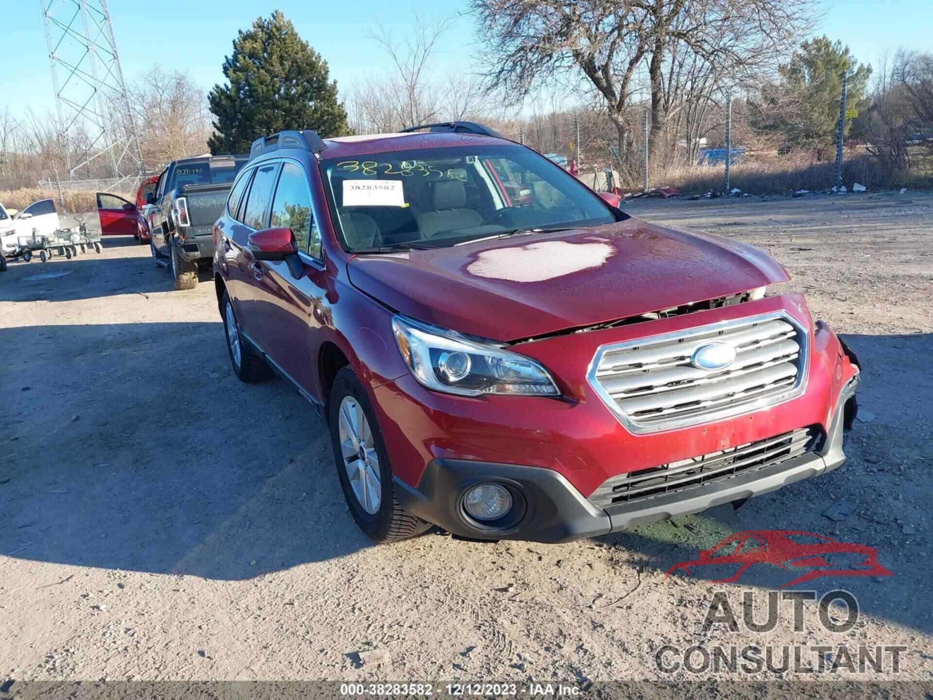 SUBARU OUTBACK 2016 - 4S4BSBFC7G3246340