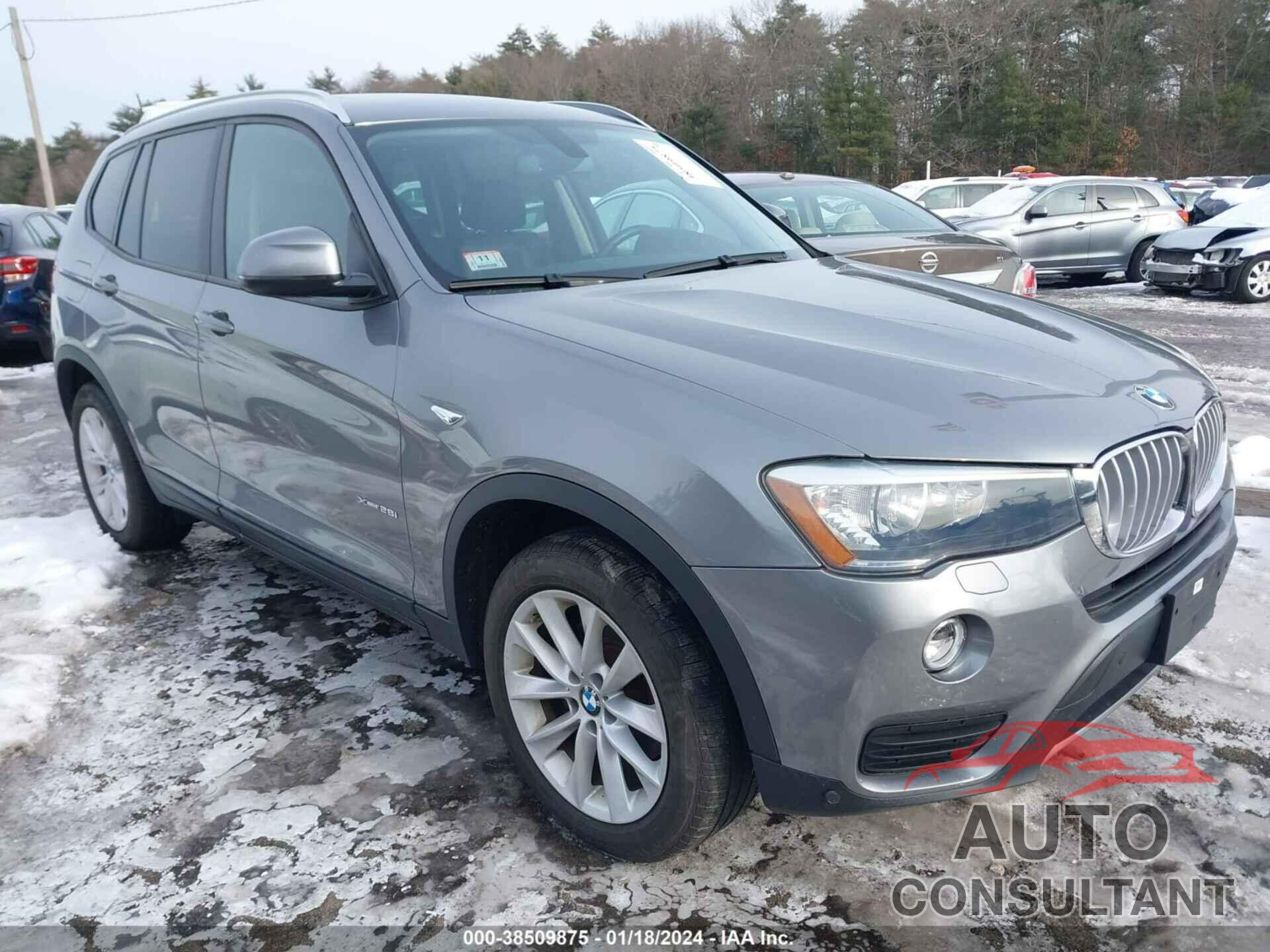 BMW X3 2016 - 5UXWX9C54G0D76911