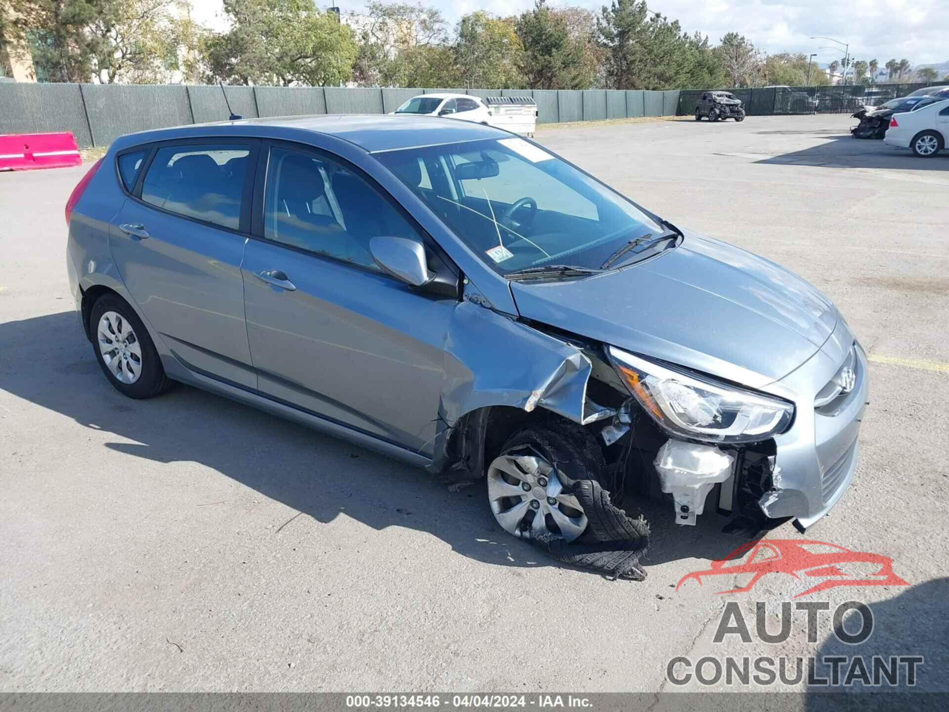 HYUNDAI ACCENT 2017 - KMHCT5AE5HU355953