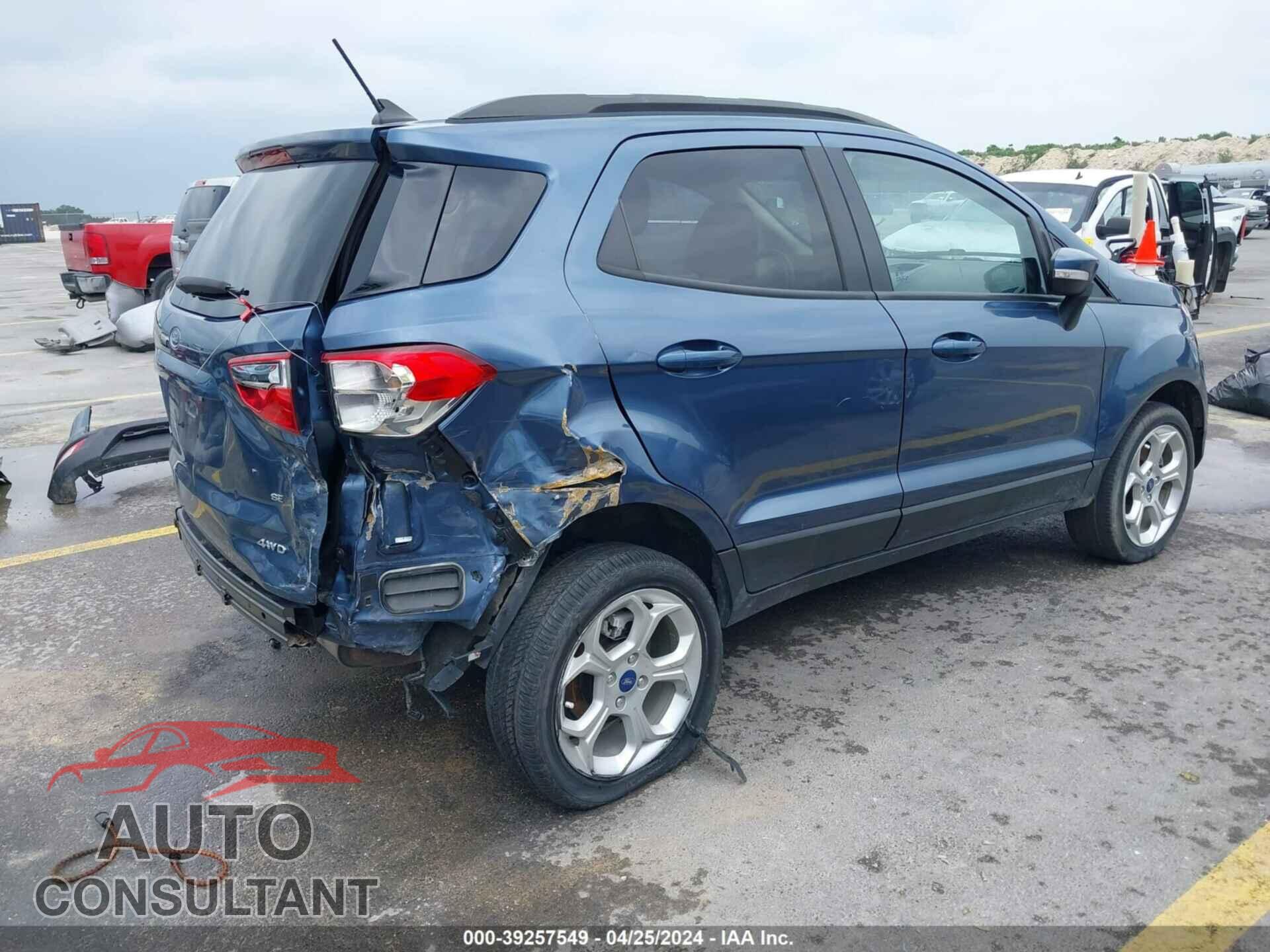 FORD ECOSPORT 2022 - MAJ6S3GL4NC462210