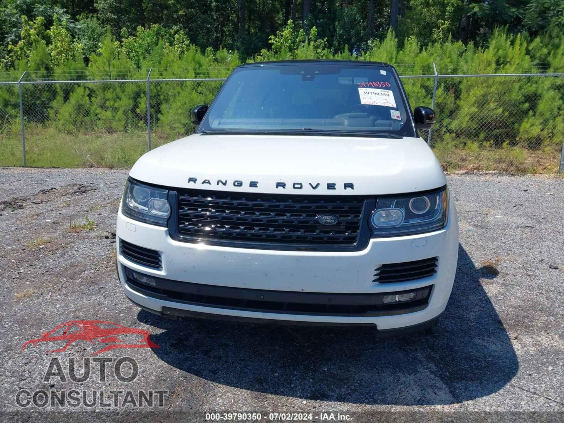 LAND ROVER RANGE ROVER 2017 - SALGS2FE8HA353656