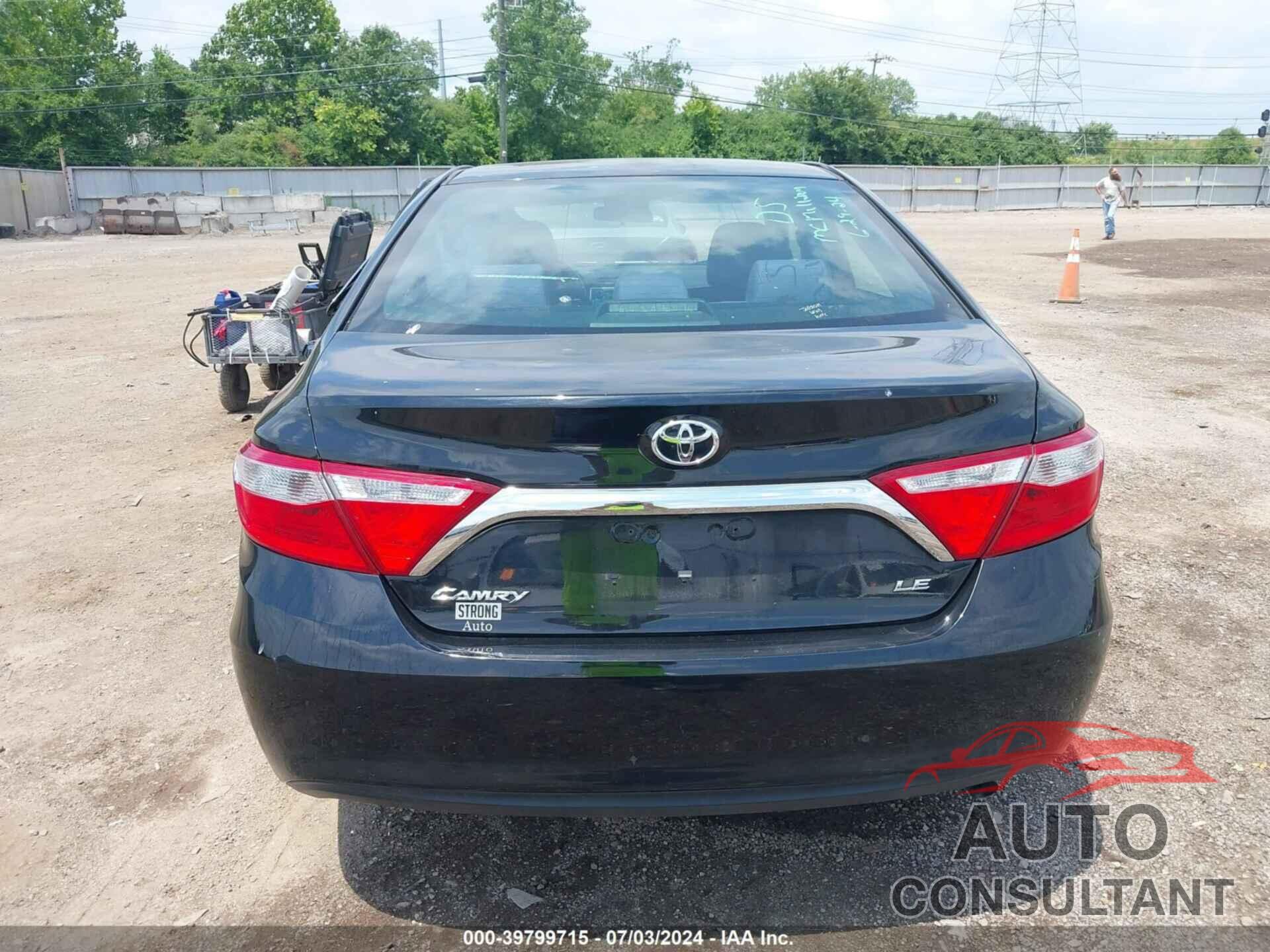 TOYOTA CAMRY 2016 - 4T4BF1FK1GR582300