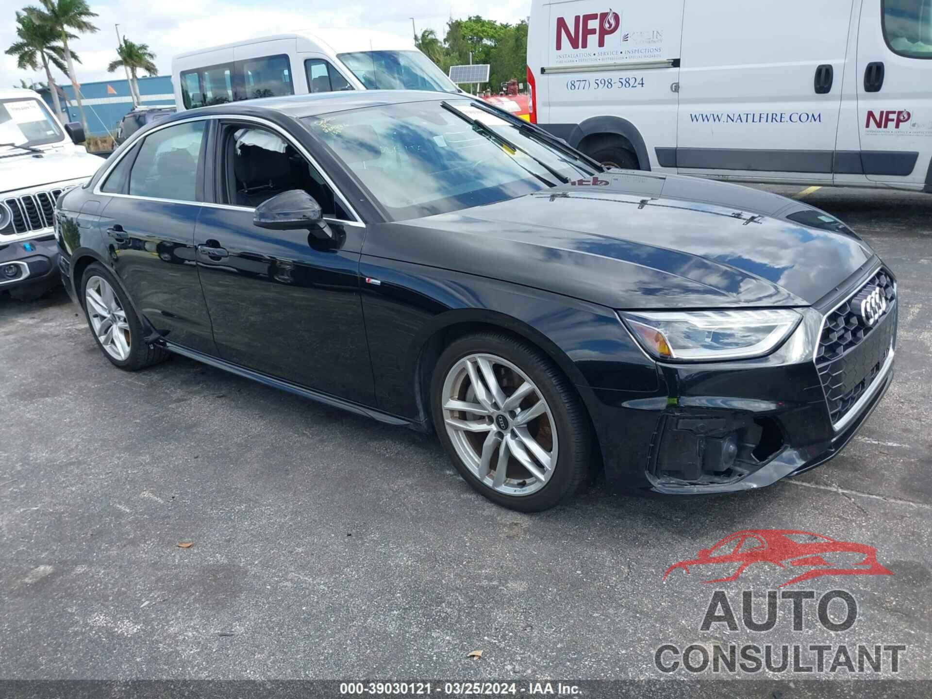 AUDI A4 2022 - WAUEAAF40NN011512