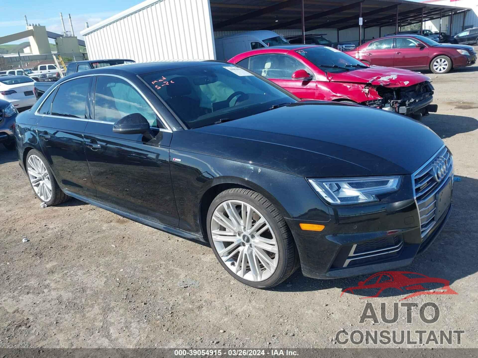 AUDI A4 2018 - WAUENAF47JA131488