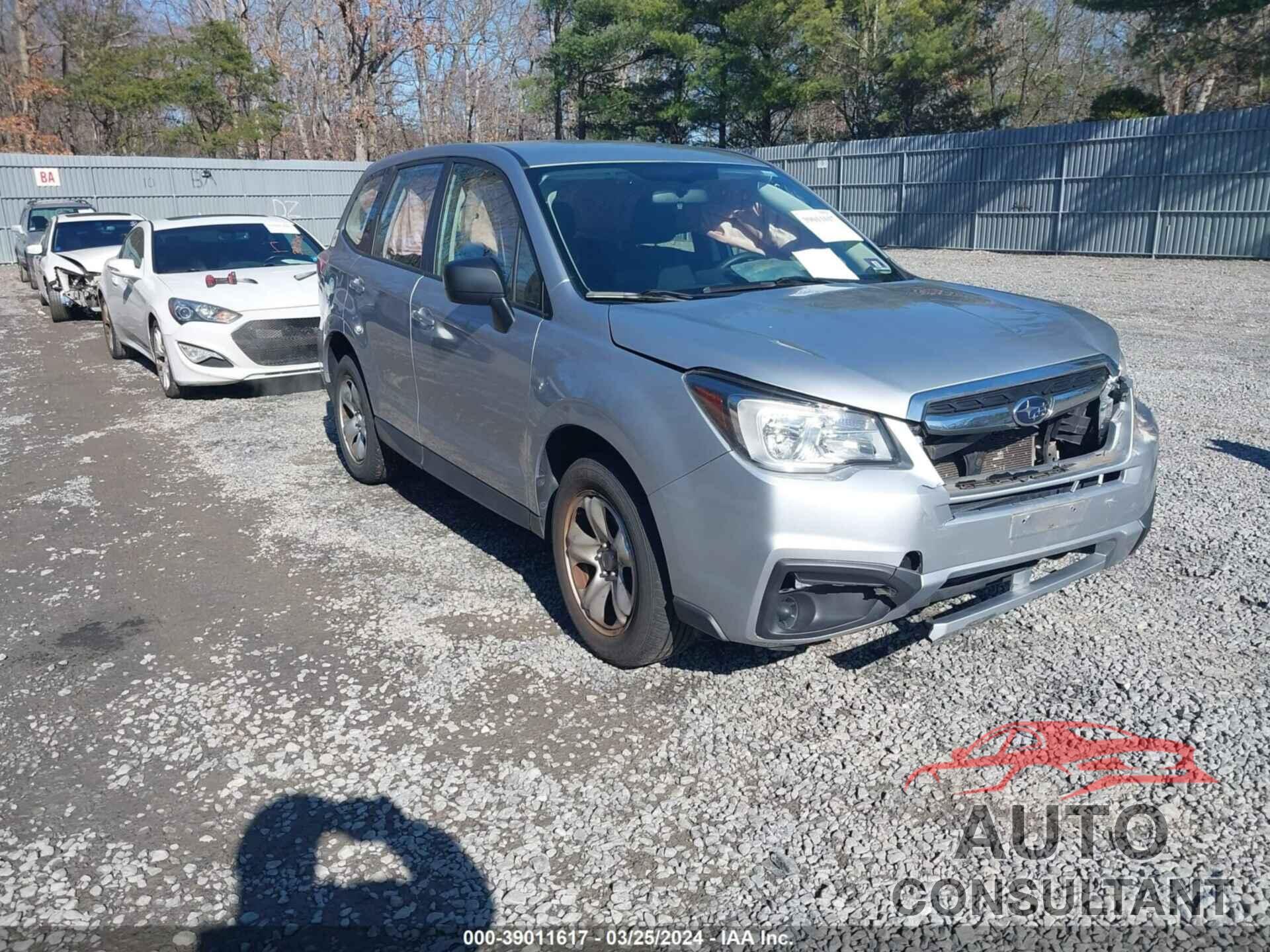 SUBARU FORESTER 2017 - JF2SJAAC0HH478101