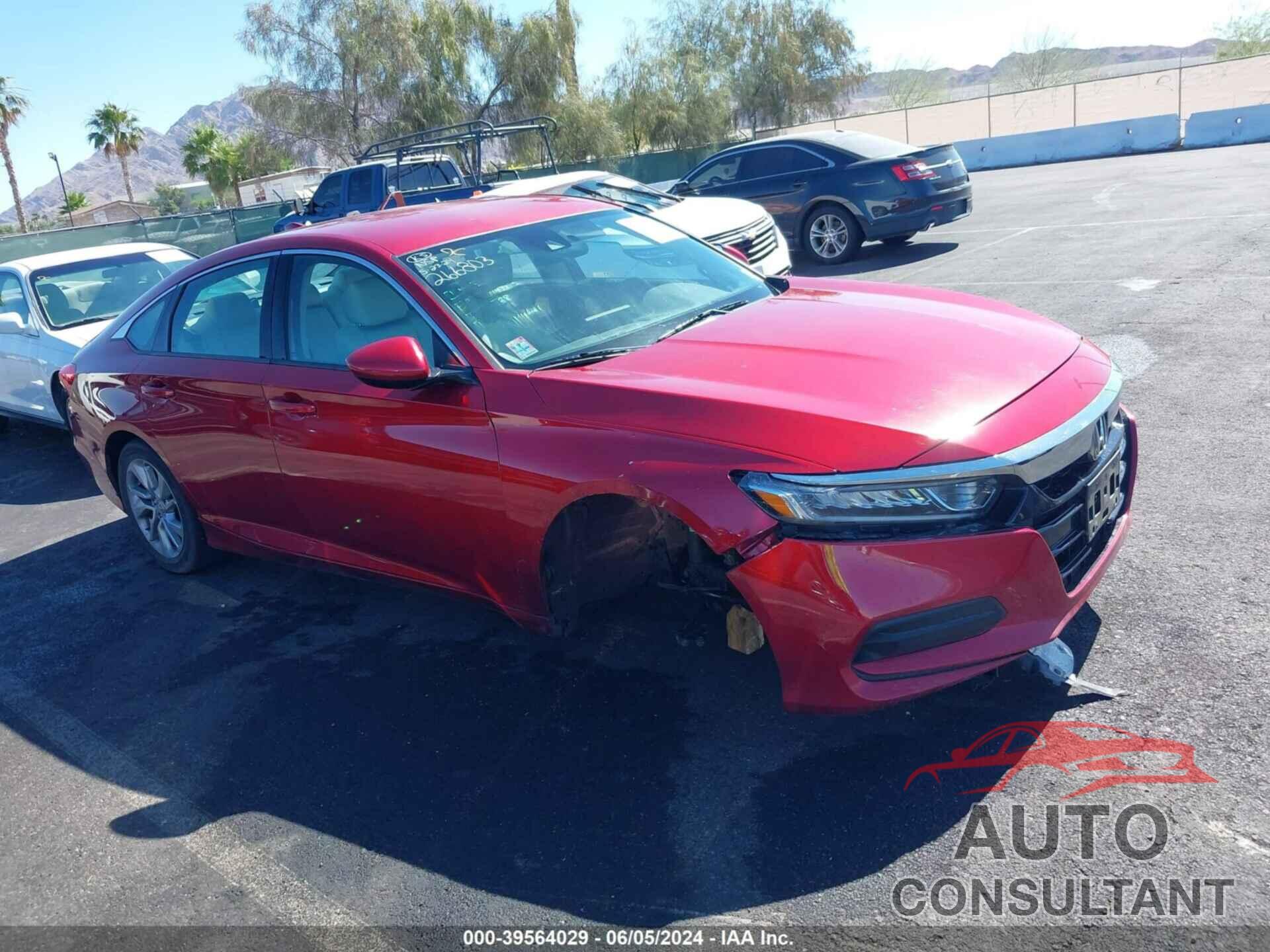 HONDA ACCORD 2018 - 1HGCV1F15JA130714