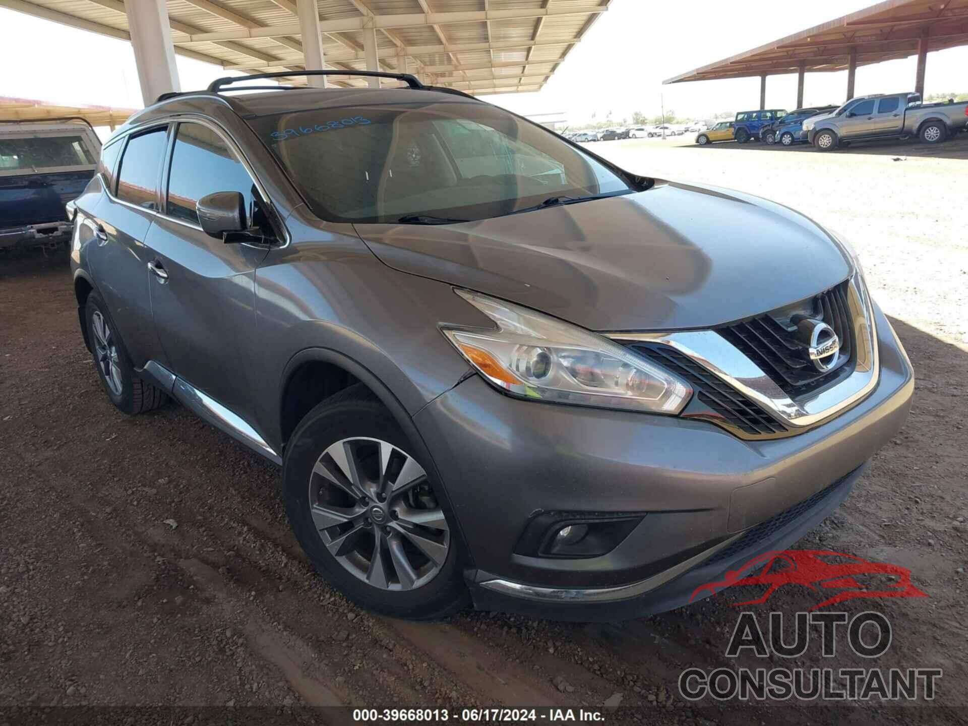 NISSAN MURANO 2016 - 5N1AZ2MG0GN125313