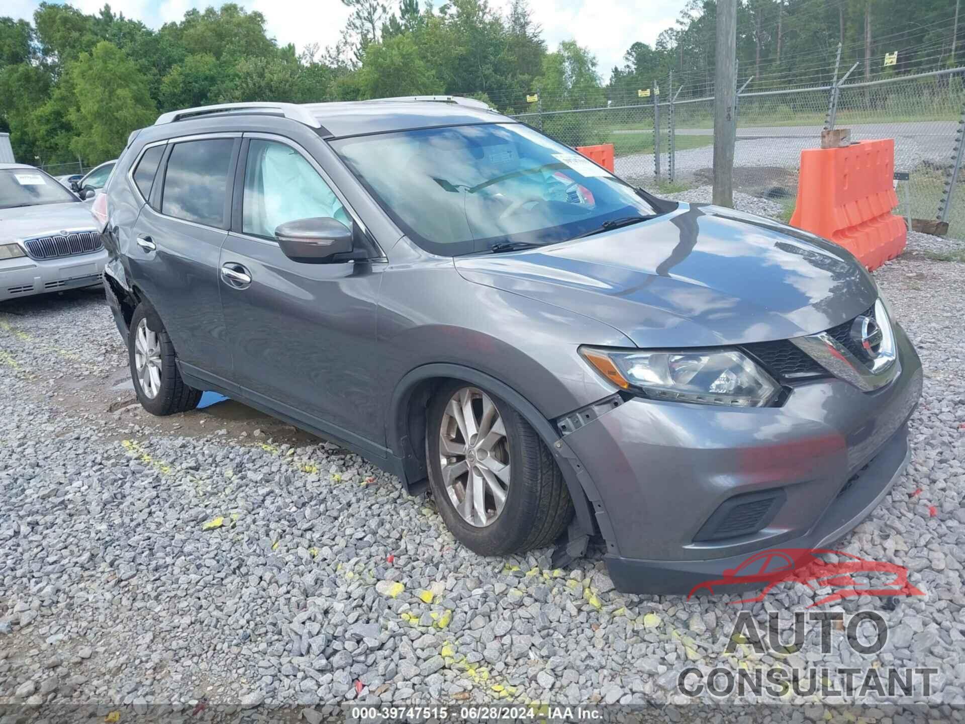 NISSAN ROGUE 2015 - KNMAT2MT0FP571273