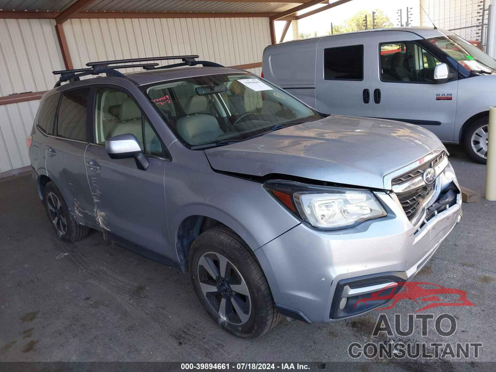 SUBARU FORESTER 2018 - JF2SJAJC6JH460384