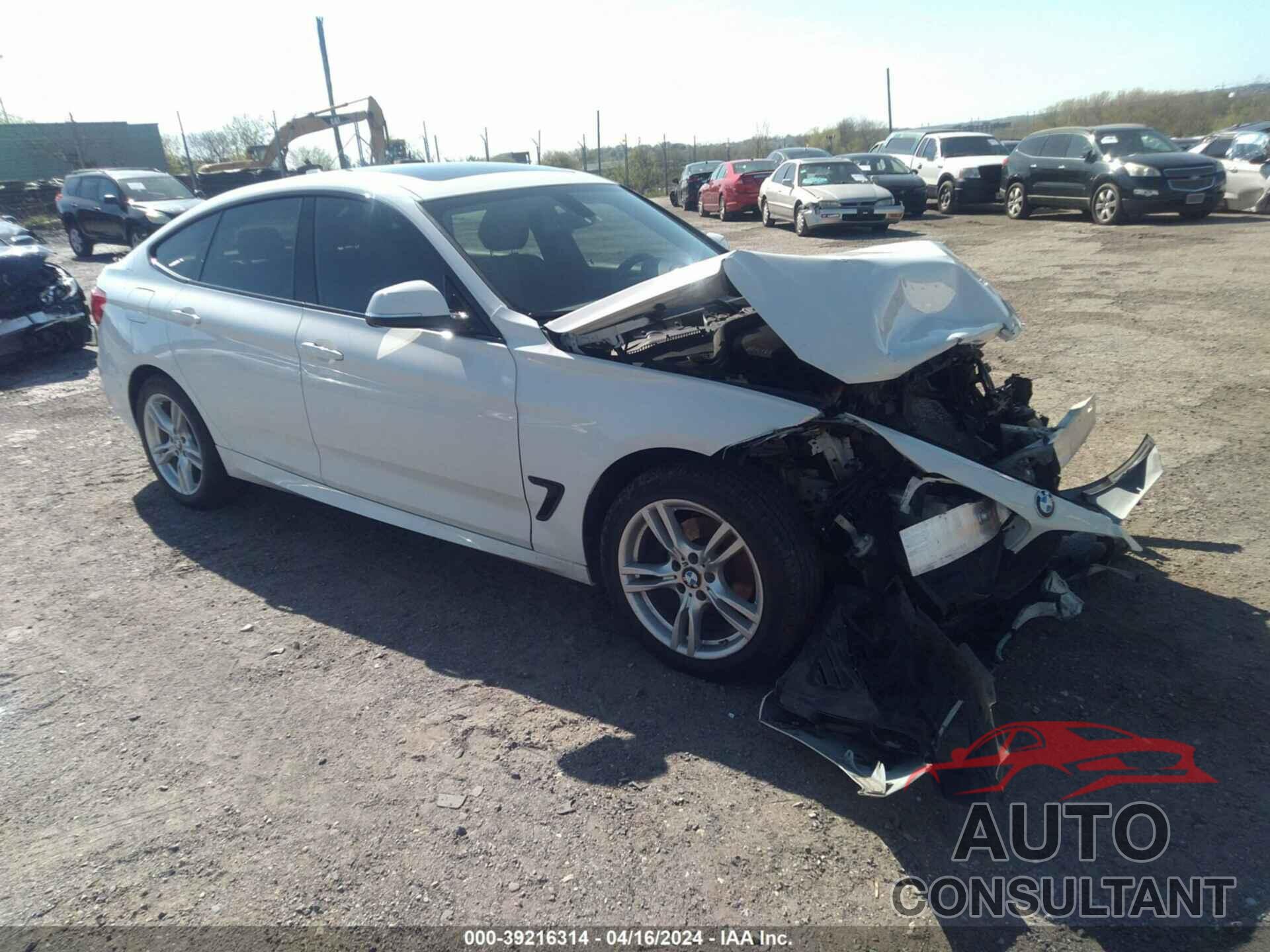 BMW 328I GRAN TURISMO 2016 - WBA8Z5C59GGS37761