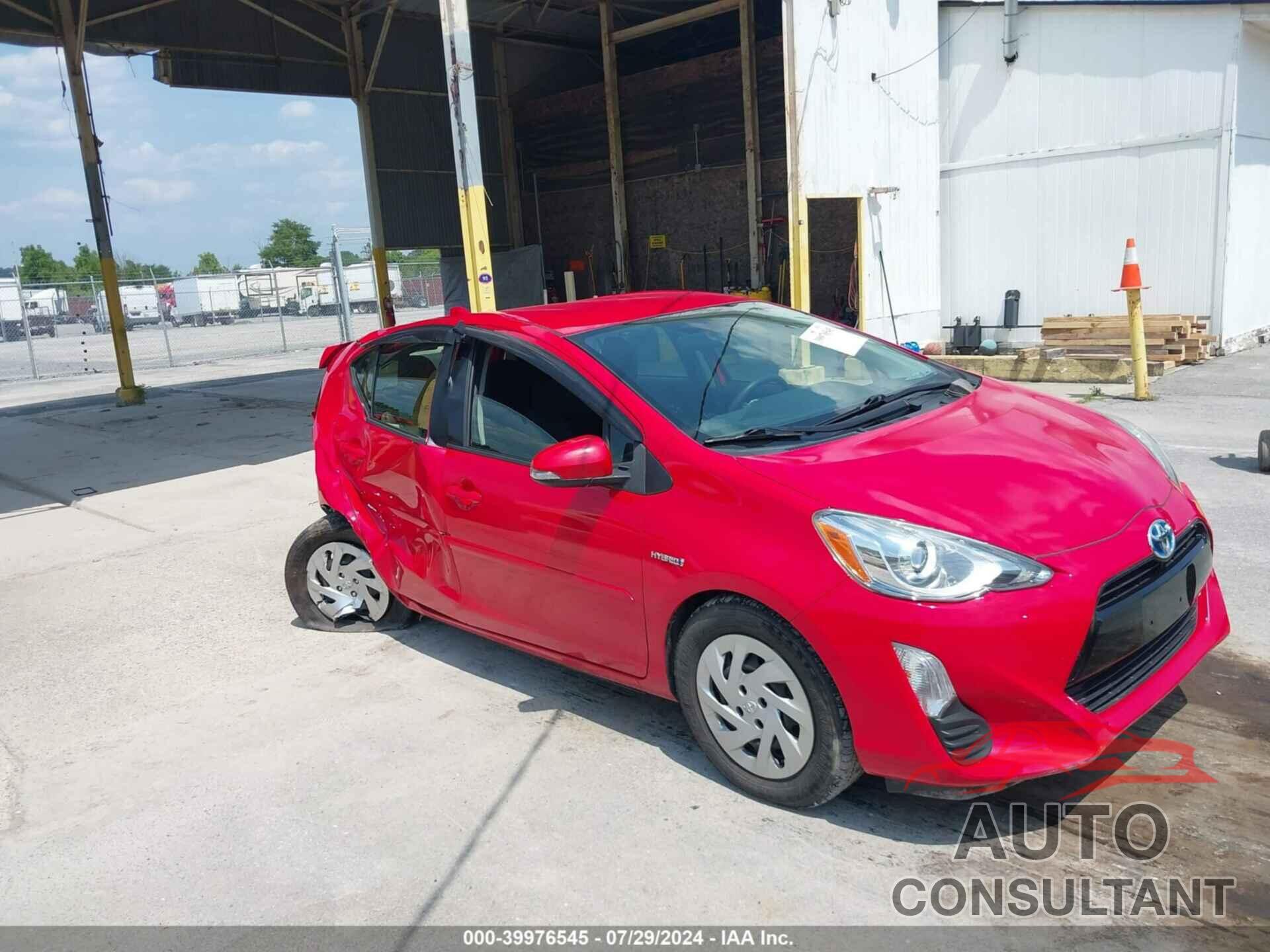 TOYOTA PRIUS C 2016 - JTDKDTB31G1131190