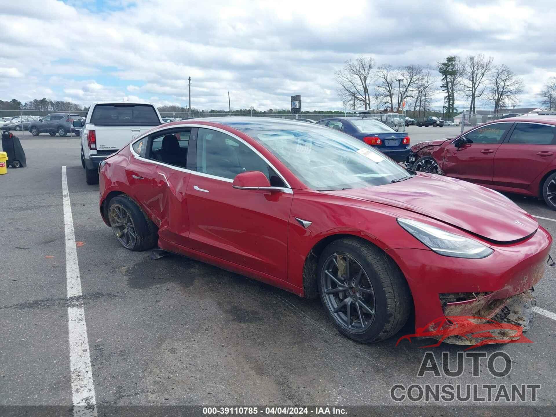 TESLA MODEL 3 2019 - 5YJ3E1EB5KF452478