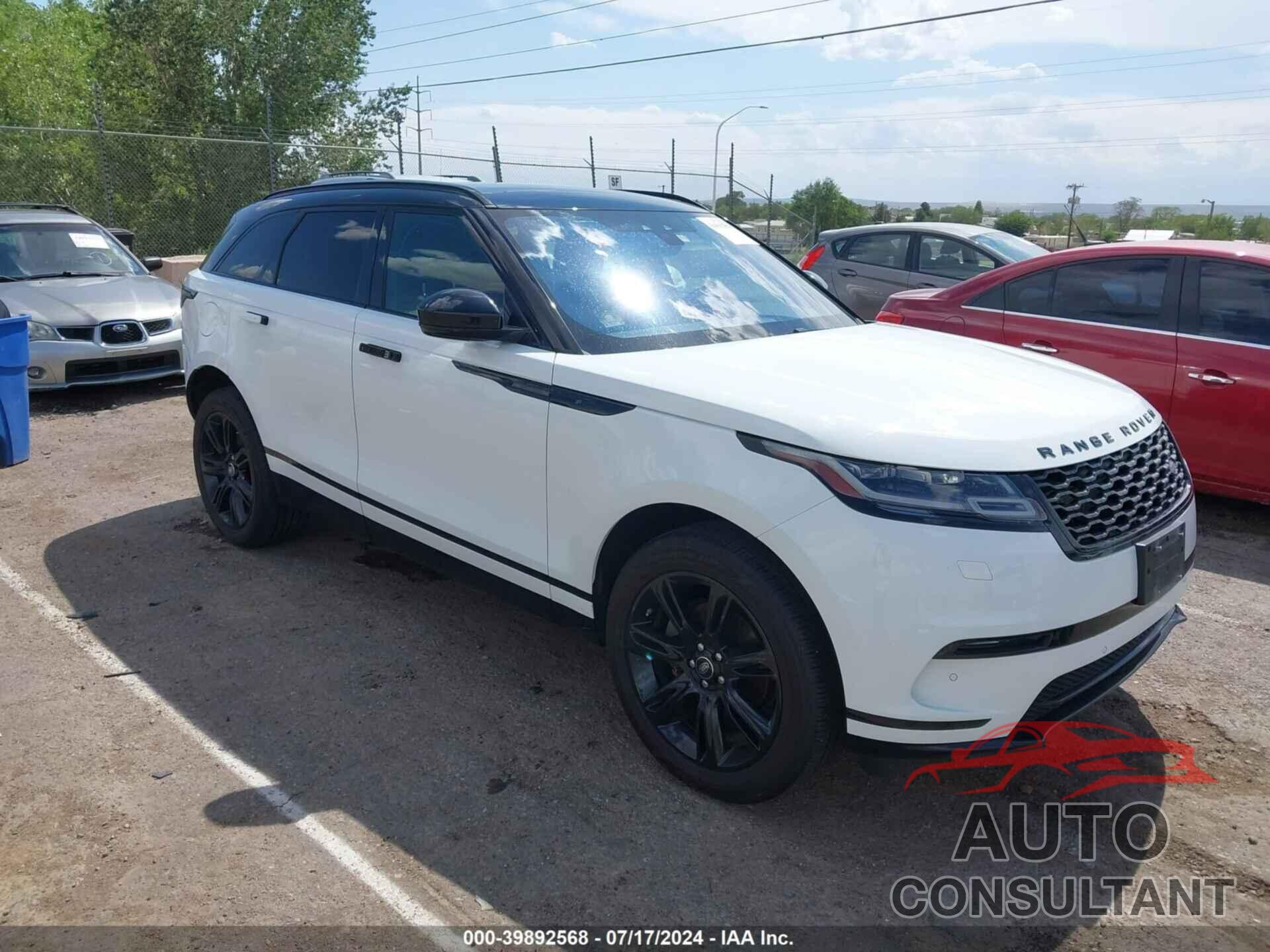 LAND ROVER RANGE ROVER VELAR 2019 - SALYB2EX0KA794129