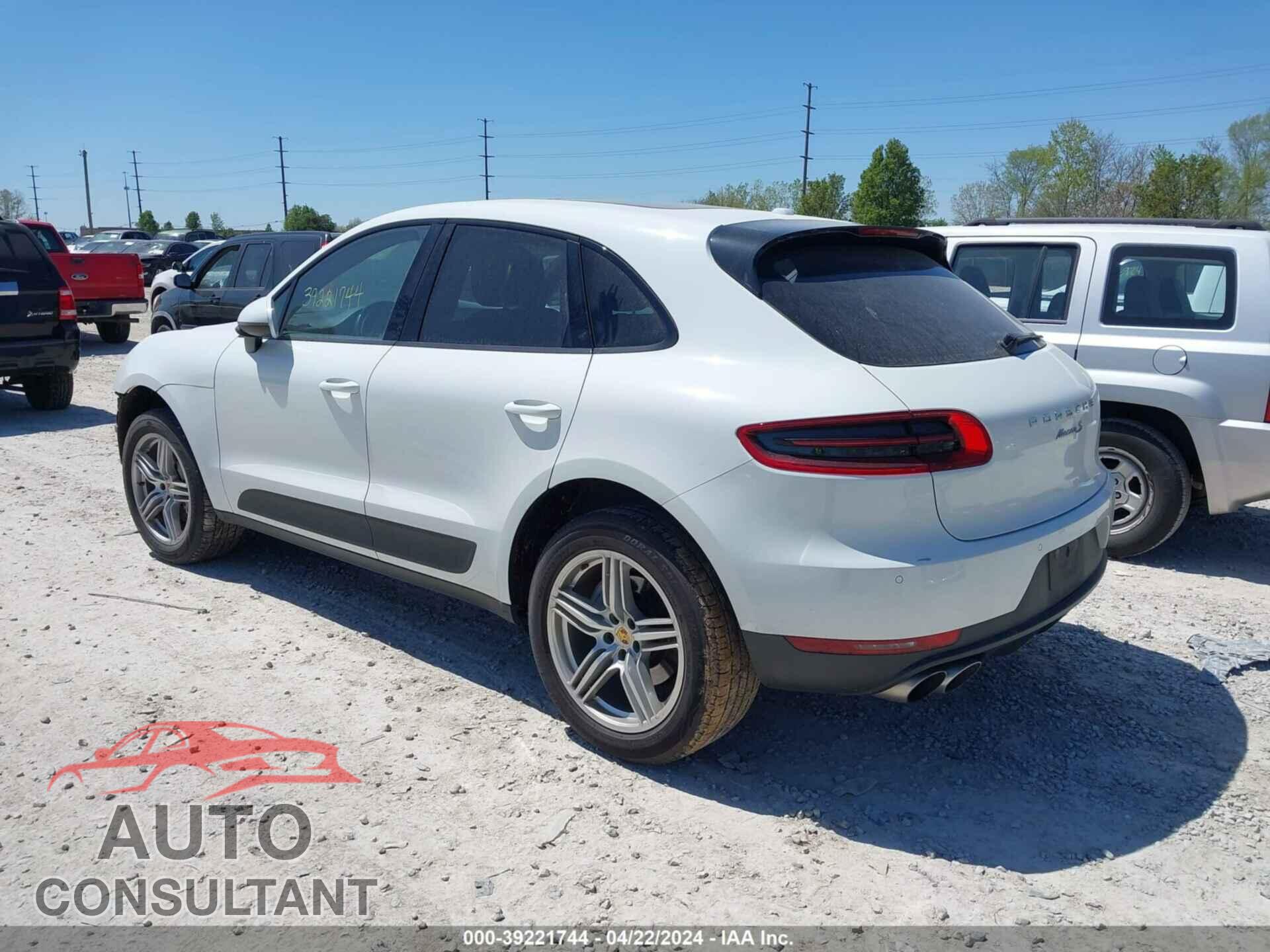 PORSCHE MACAN 2016 - WP1AB2A50GLB45177