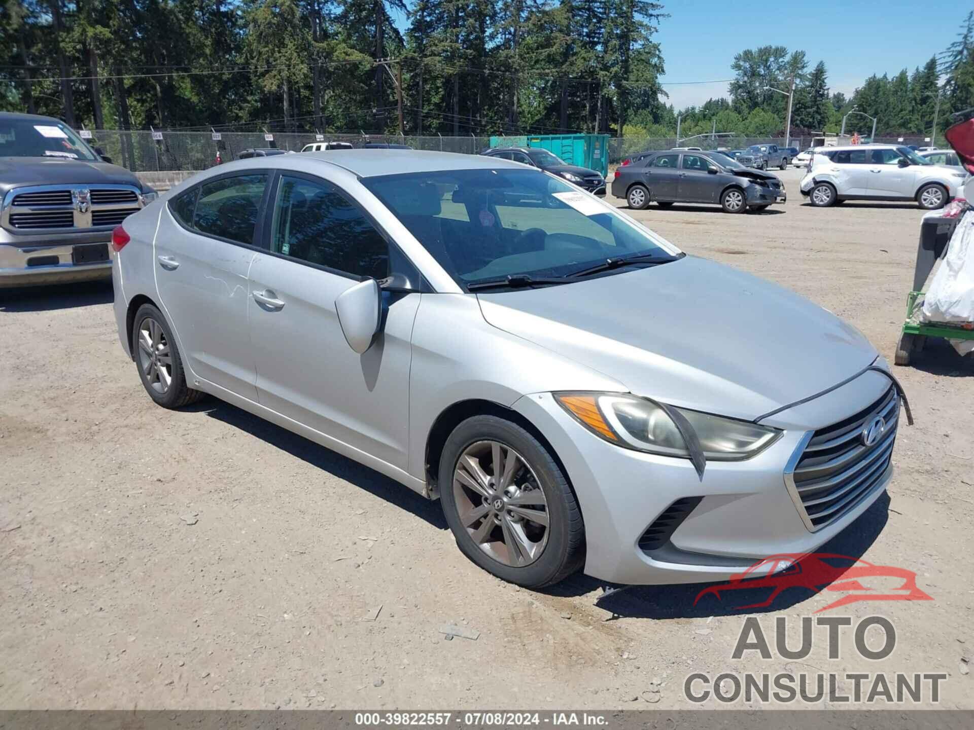 HYUNDAI ELANTRA 2018 - 5NPD84LF2JH398804