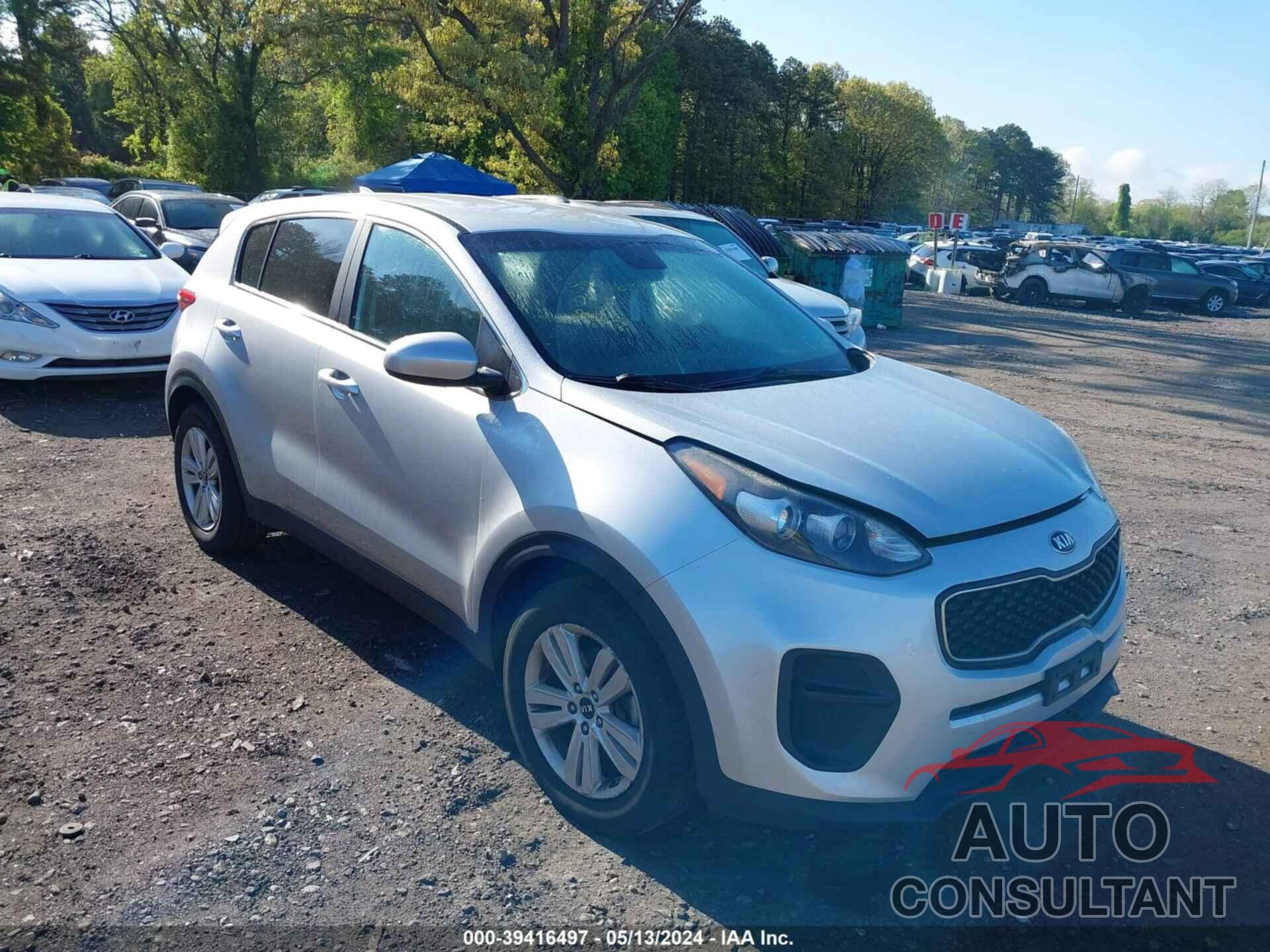 KIA SPORTAGE 2017 - KNDPM3AC2H7145721