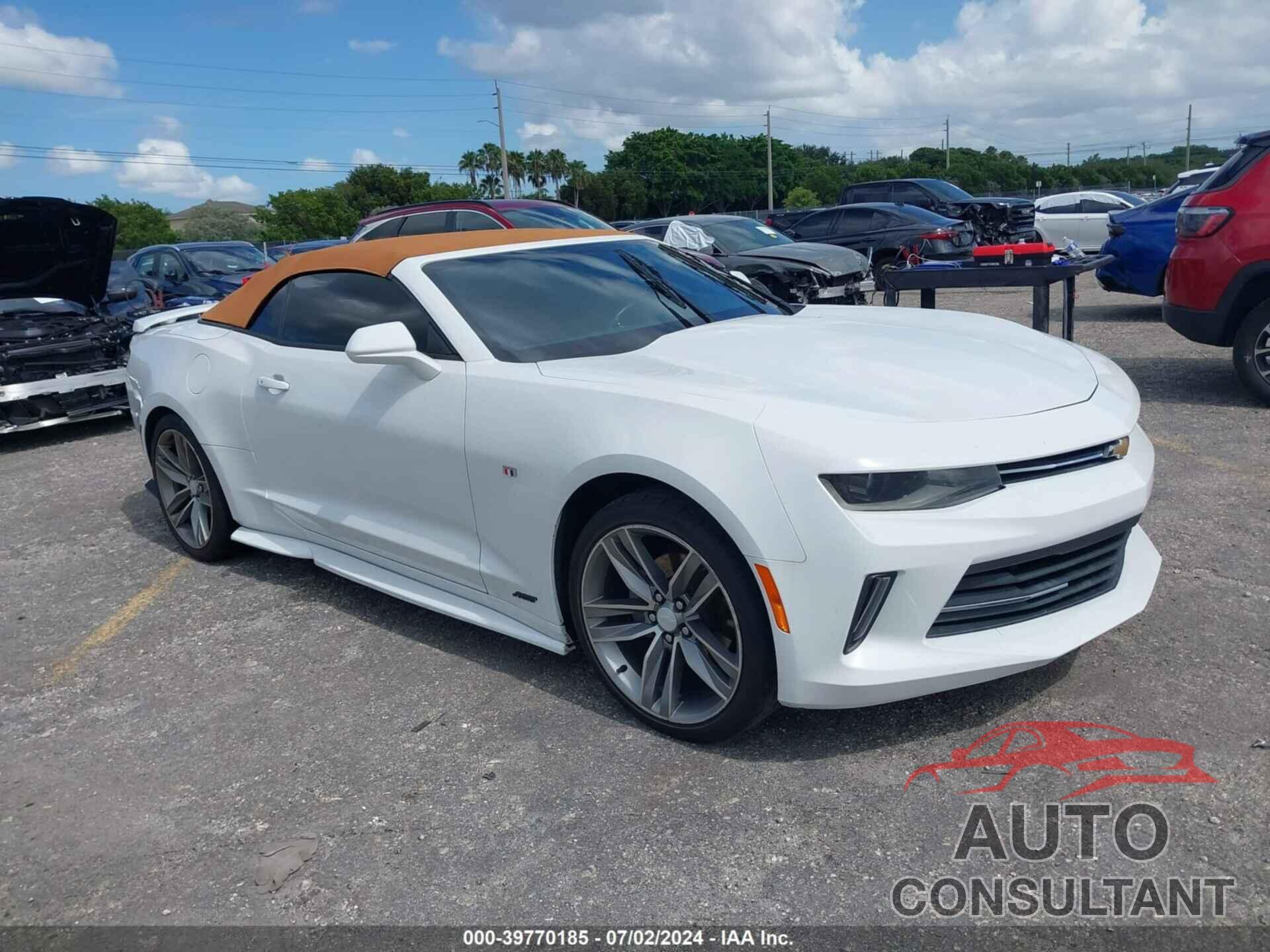 CHEVROLET CAMARO 2016 - 1G1FC3DS5G0174244