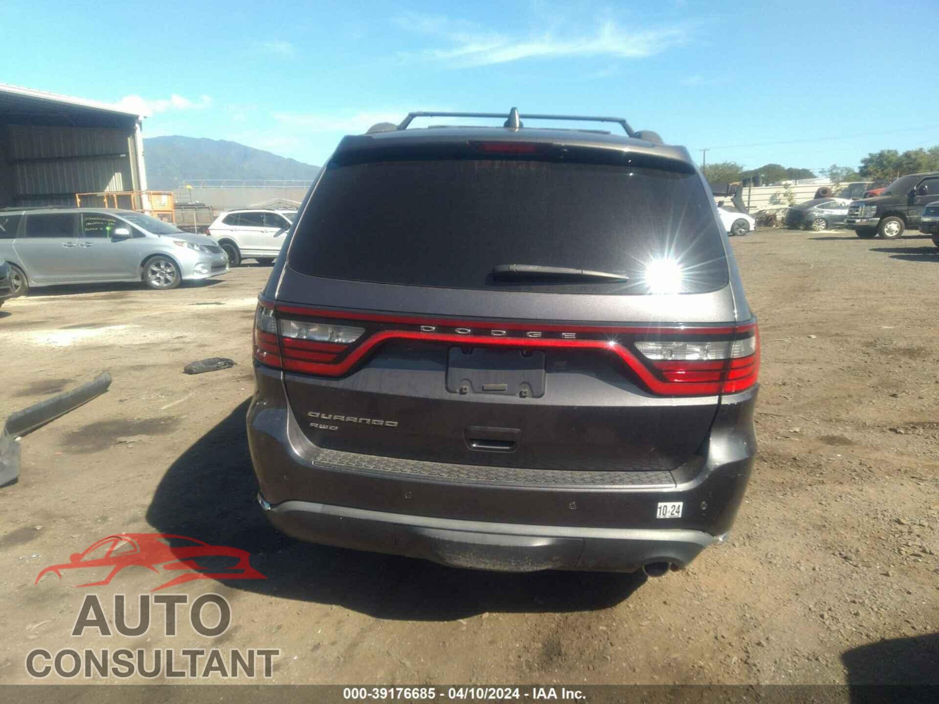 DODGE DURANGO 2017 - 1C4RDJAG0HC623383
