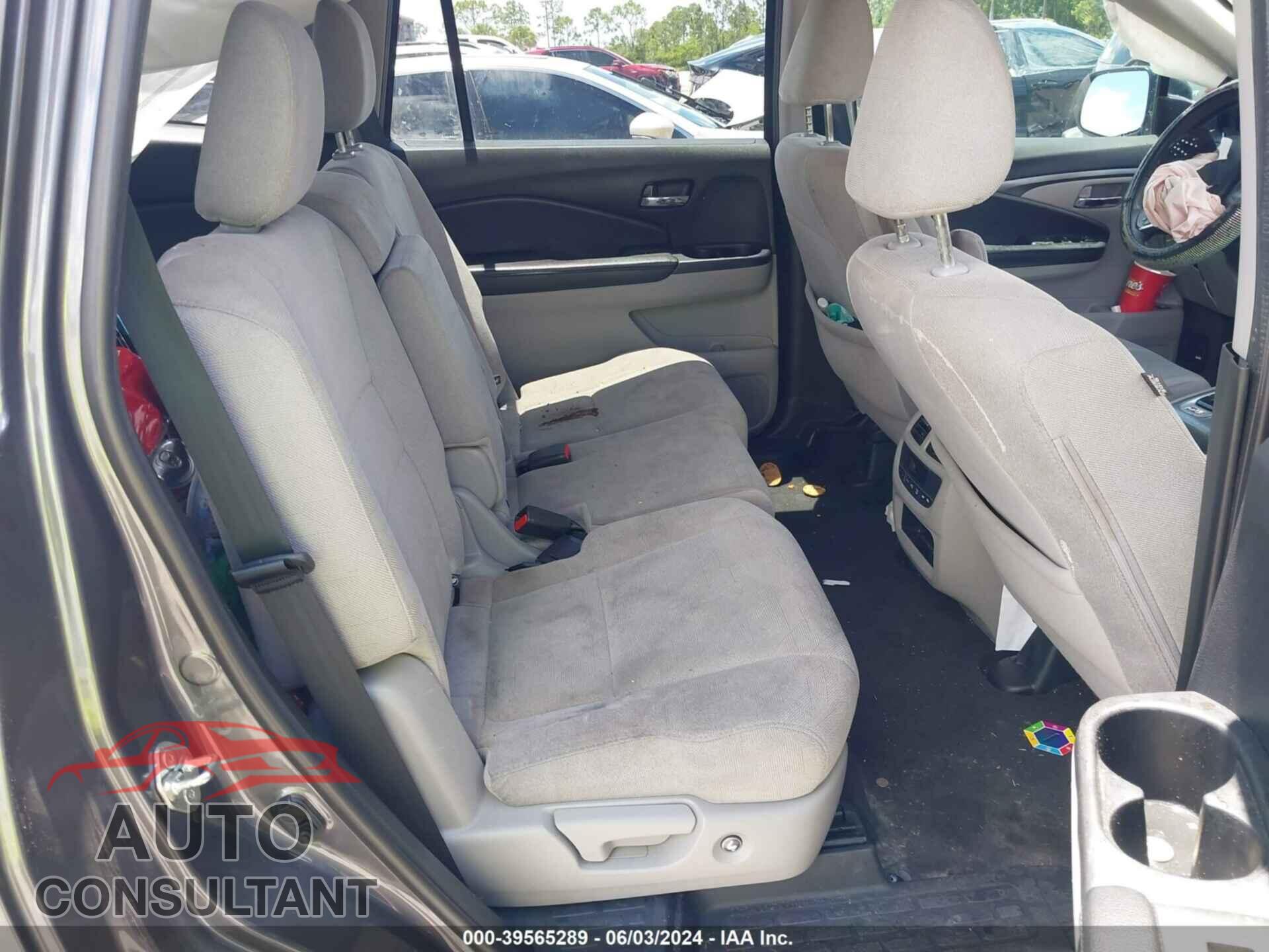 HONDA PILOT 2019 - 5FNYF5H31KB008884