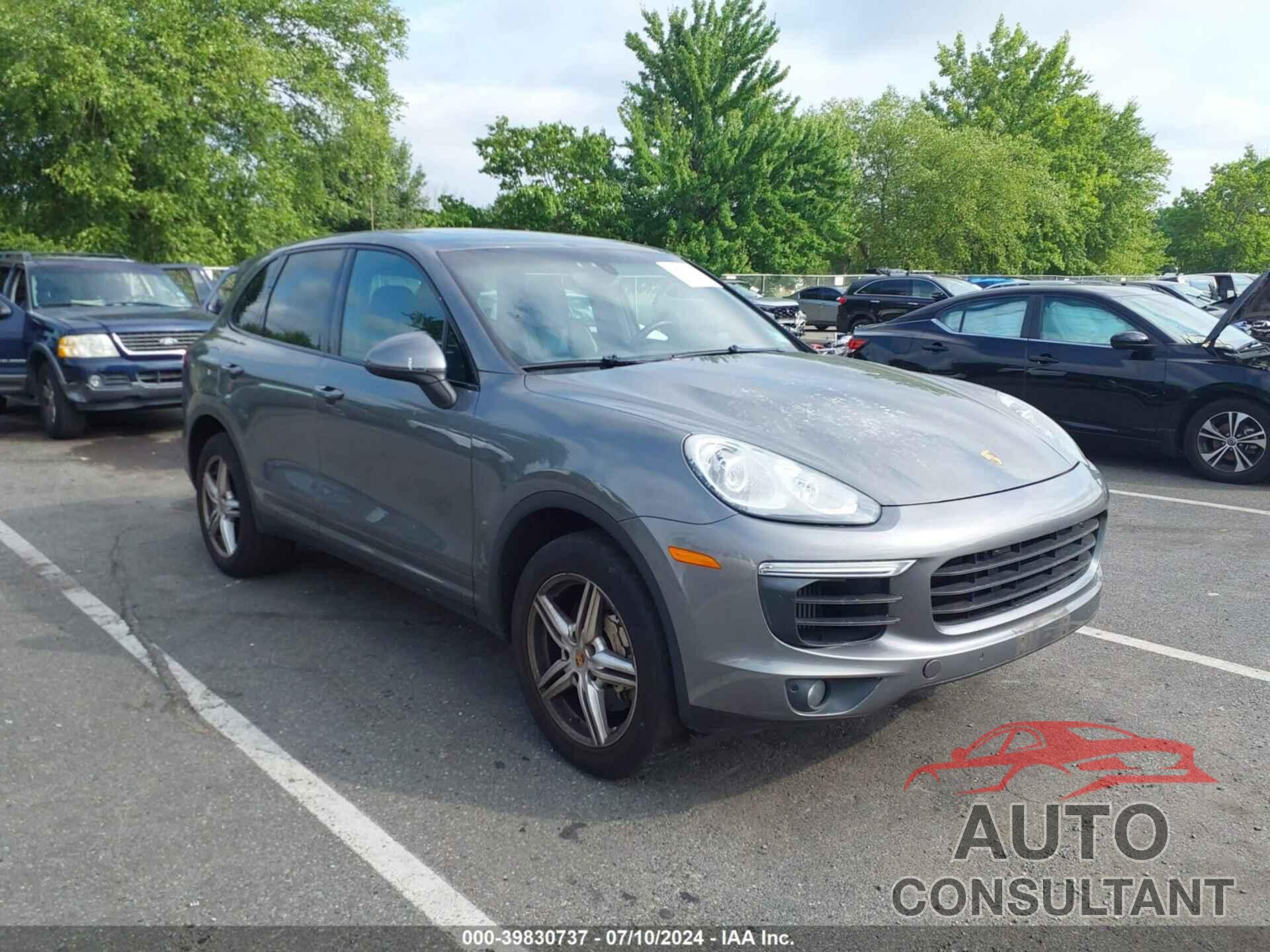 PORSCHE CAYENNE 2016 - WP1AB2A23GLA92657