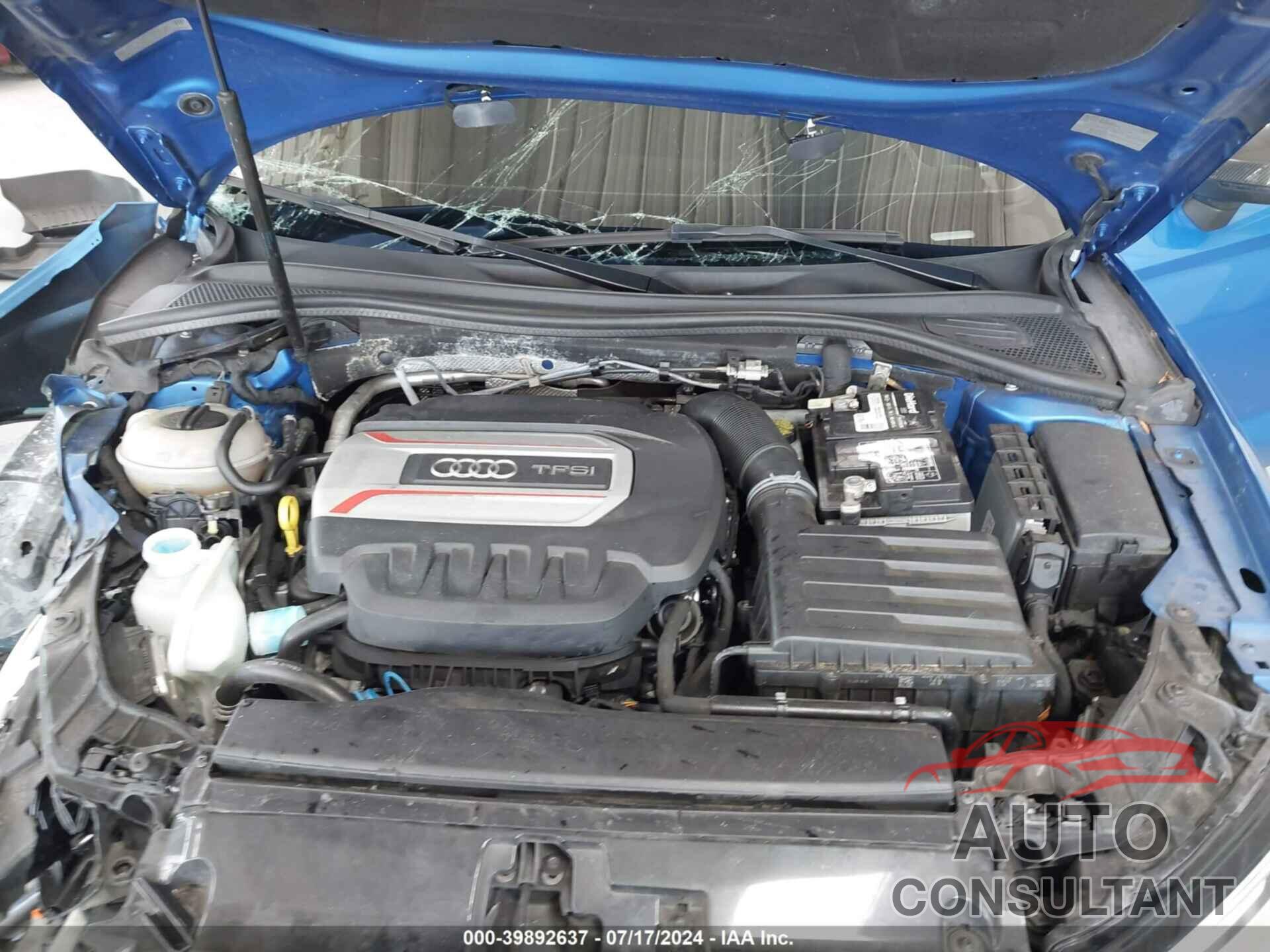 AUDI S3 2017 - WAUB1GFF0H1050507