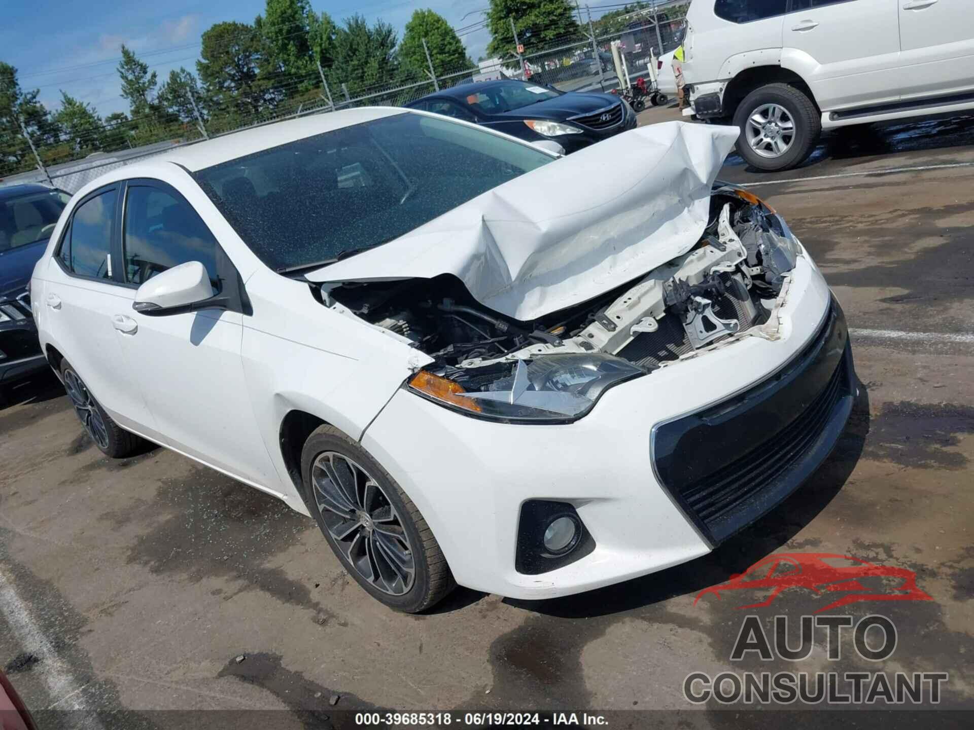 TOYOTA COROLLA 2016 - 2T1BURHE7GC686975