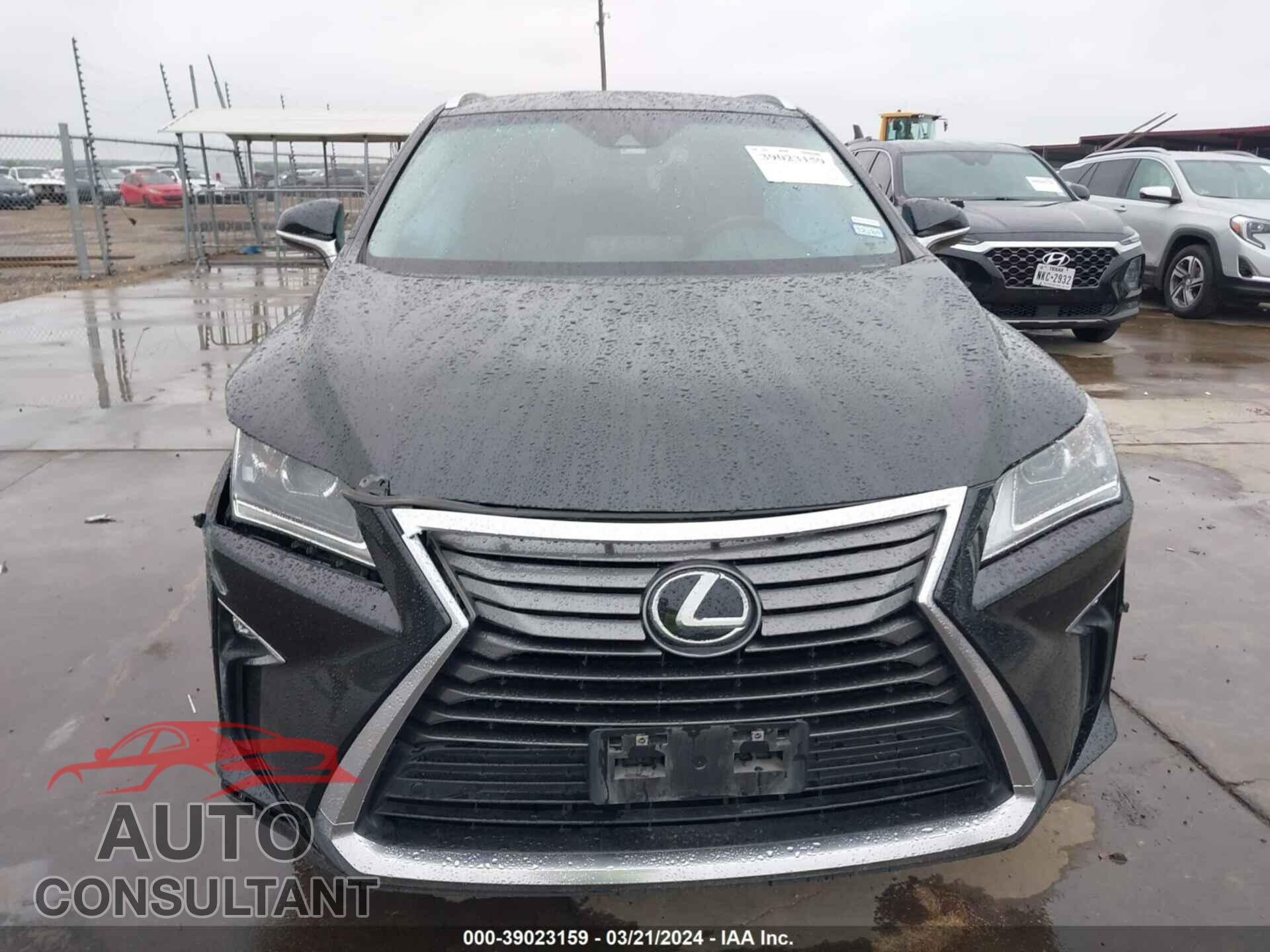 LEXUS RX 2017 - 2T2ZZMCA9HC086186
