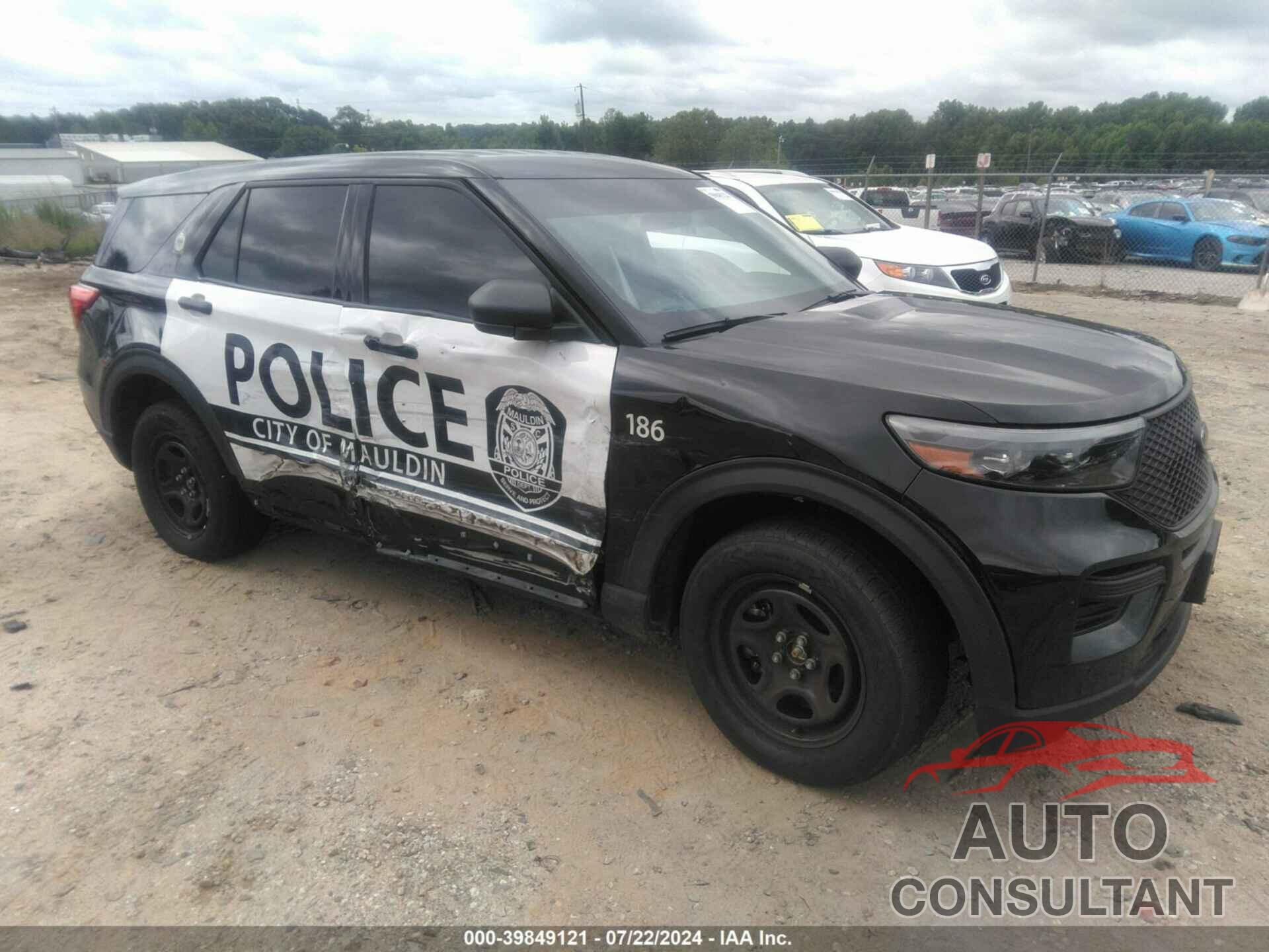 FORD POLICE INTERCEPTOR UTILITY 2022 - 1FM5K8AB7NGB81607