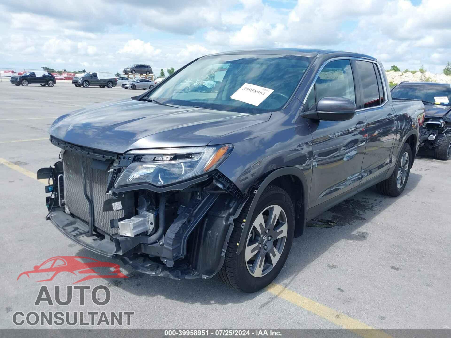 HONDA RIDGELINE 2017 - 5FPYK2F50HB003853