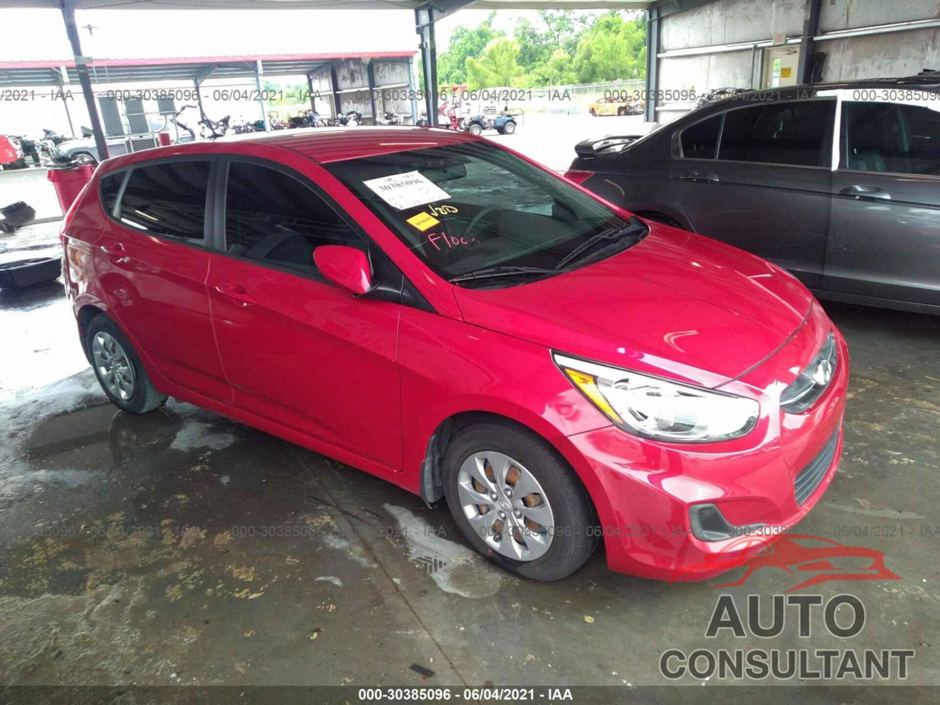 HYUNDAI ACCENT 2017 - KMHCT5AEXHU348934