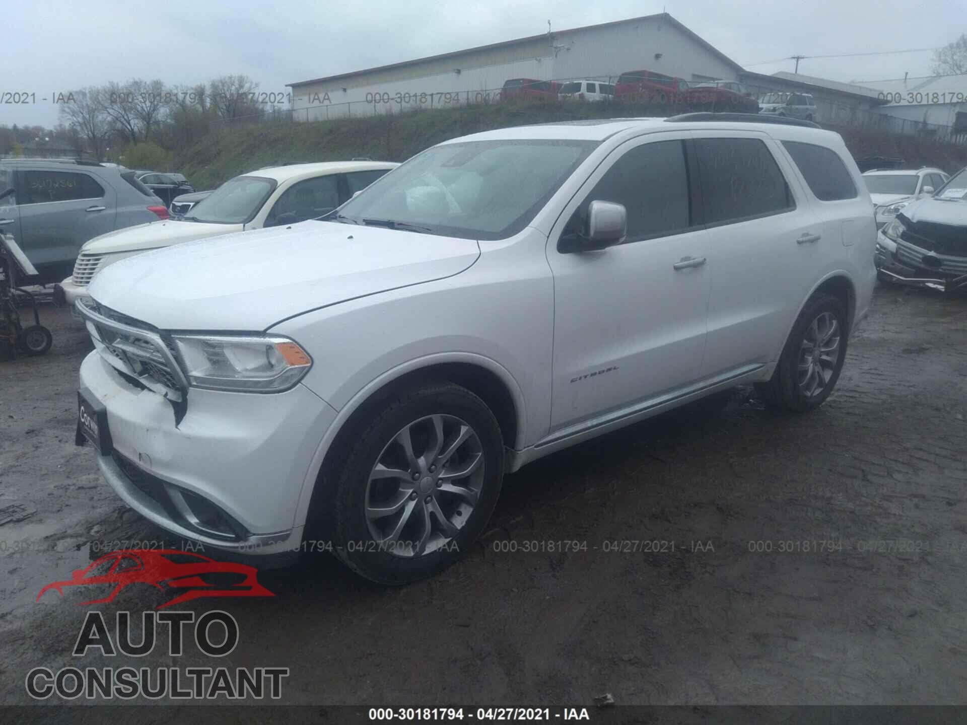 DODGE DURANGO 2017 - 1C4RDJEG1HC931110