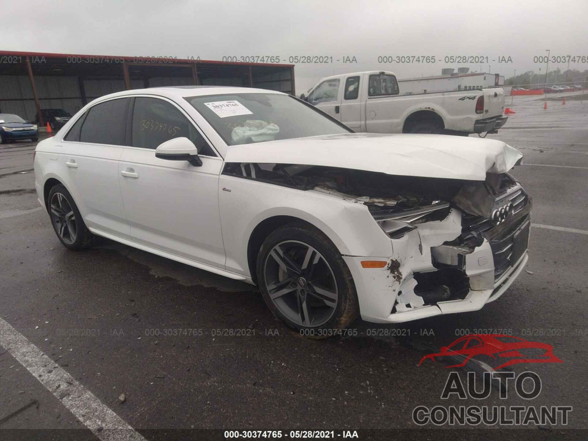 AUDI A4 2017 - WAUENAF44HN008878