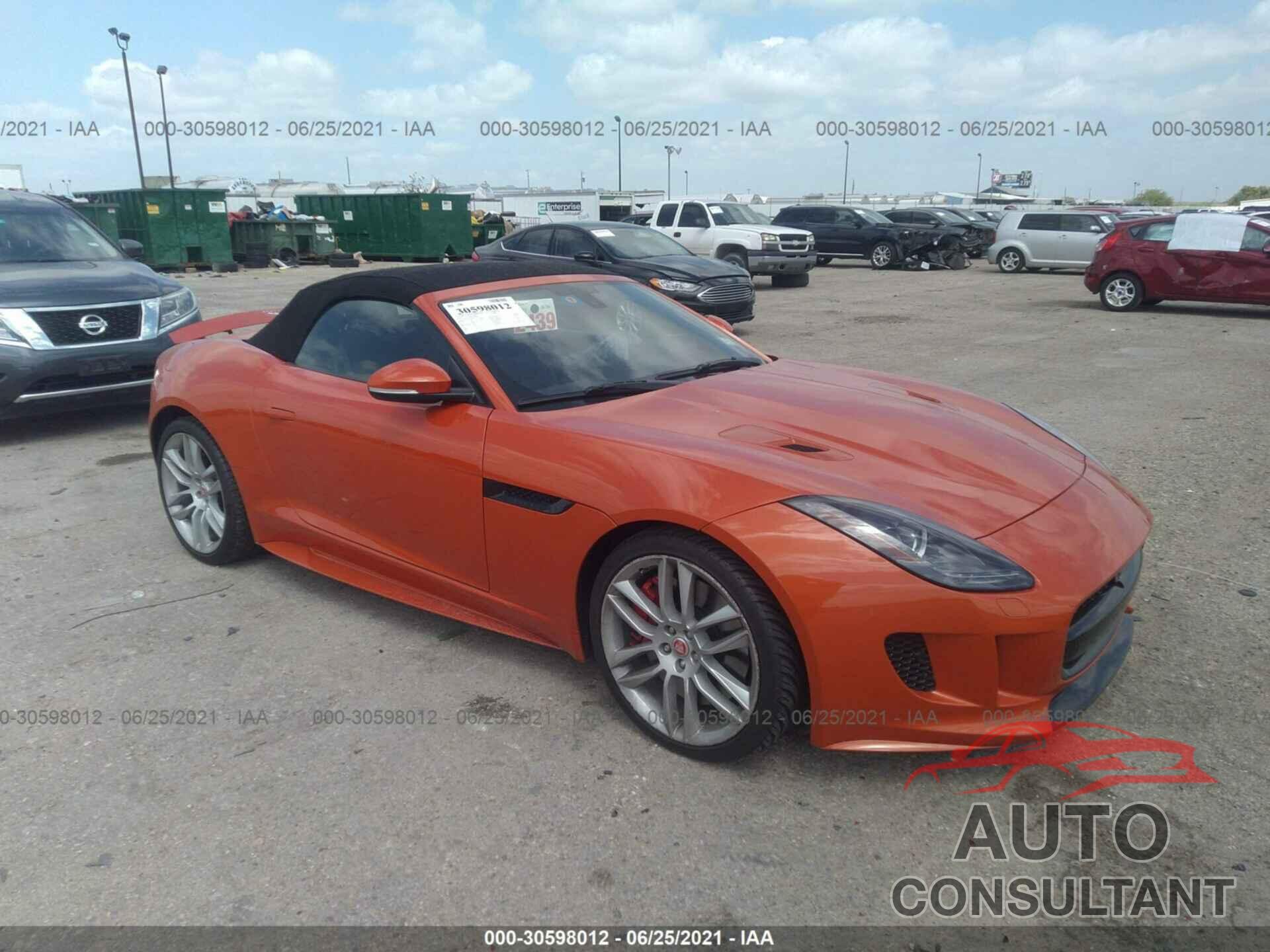 JAGUAR F-TYPE 2016 - SAJWJ6HL8GMK33279
