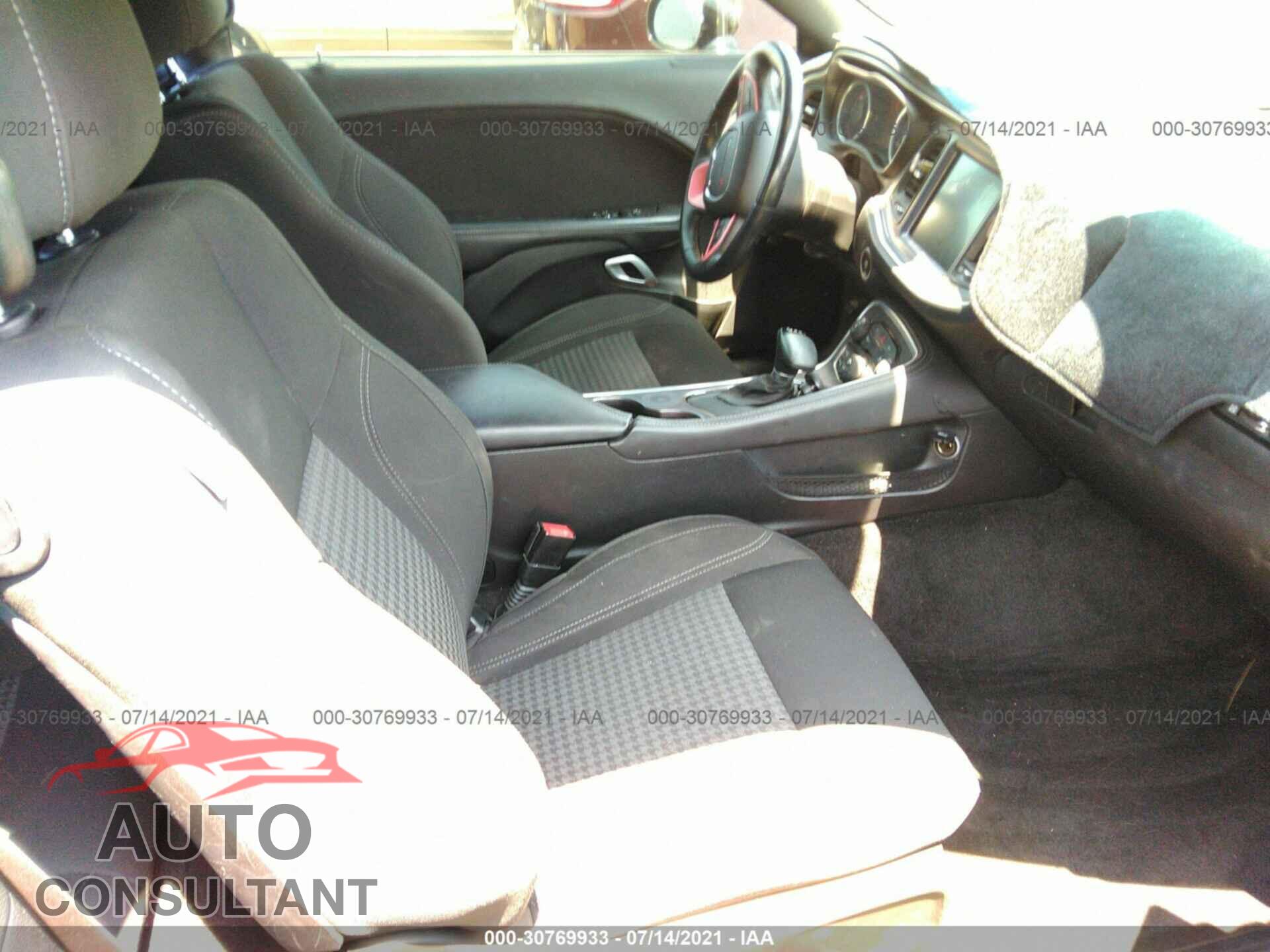 DODGE CHALLENGER 2016 - 2C3CDZAGXGH256836