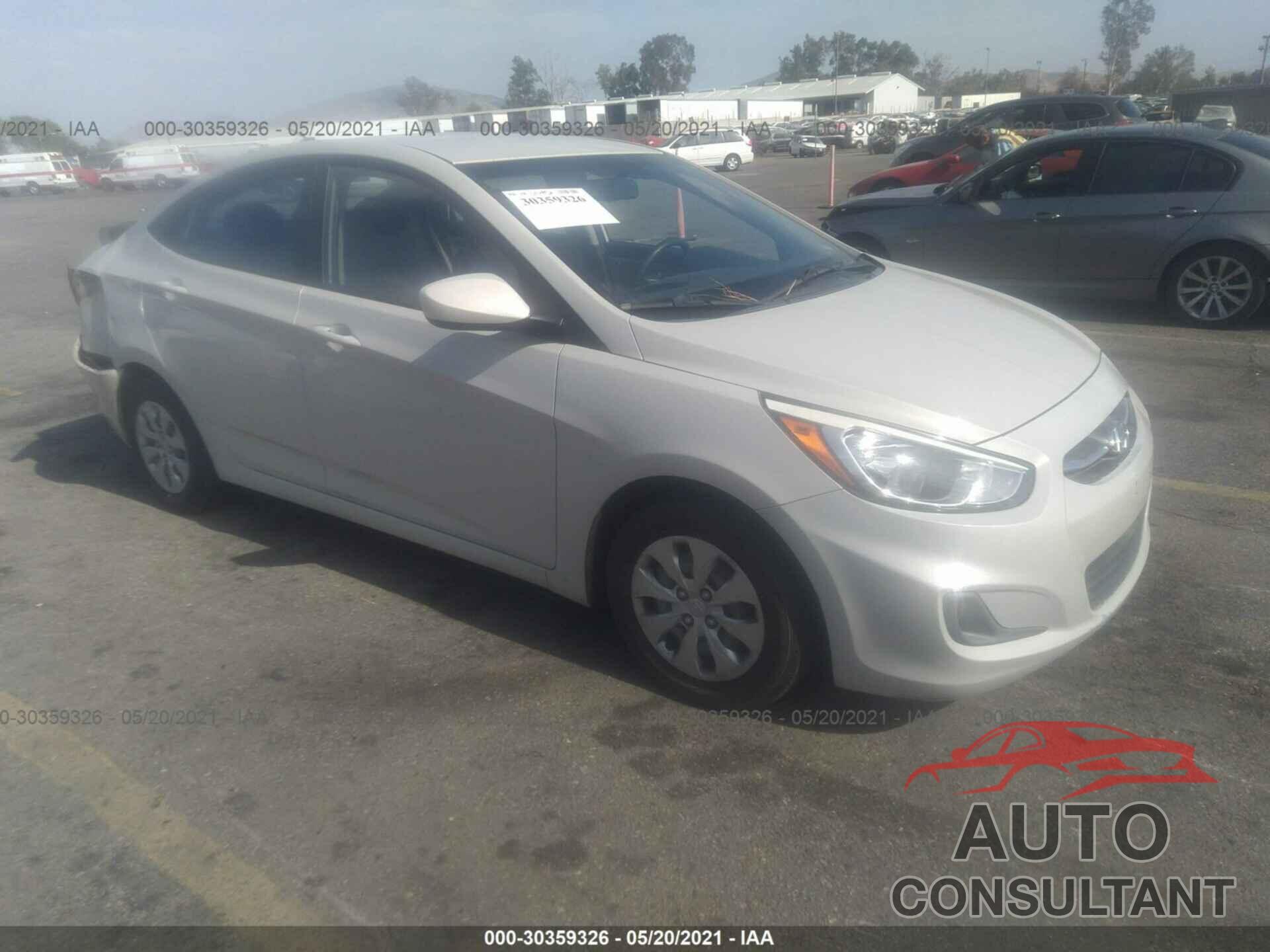 HYUNDAI ACCENT 2016 - KMHCT4AE2GU009626