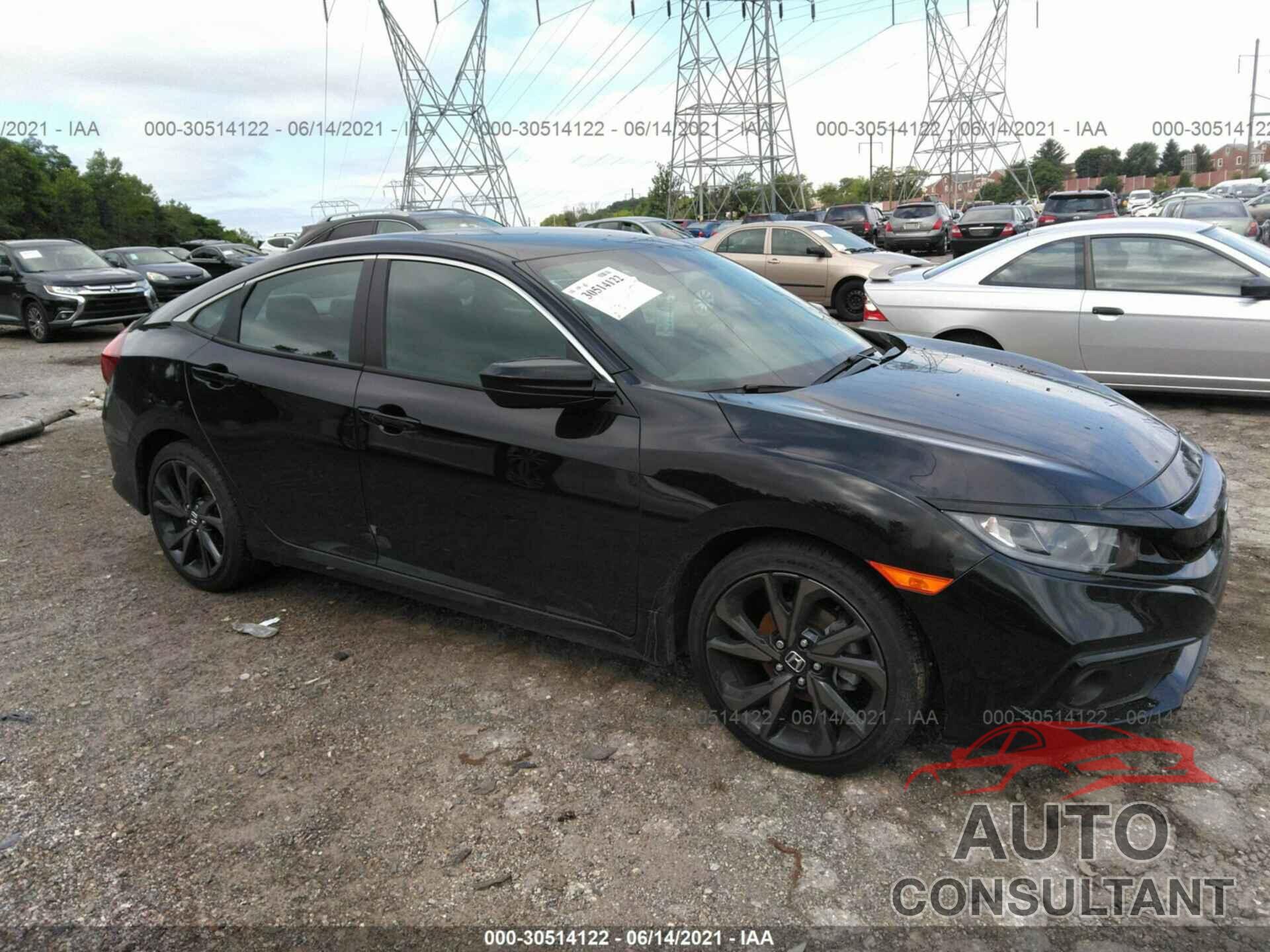 HONDA CIVIC SEDAN 2020 - 19XFC2F89LE215818