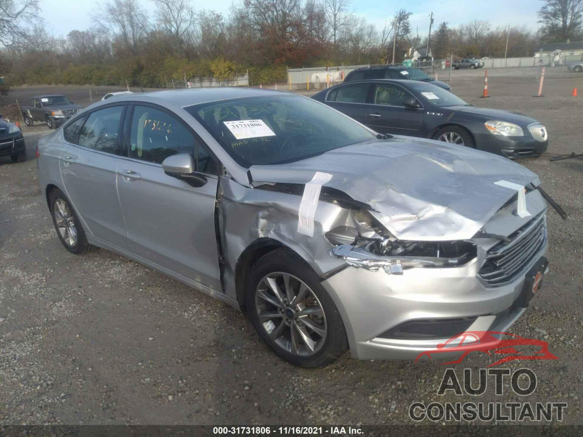 FORD FUSION 2017 - 3FA6P0H75HR390344