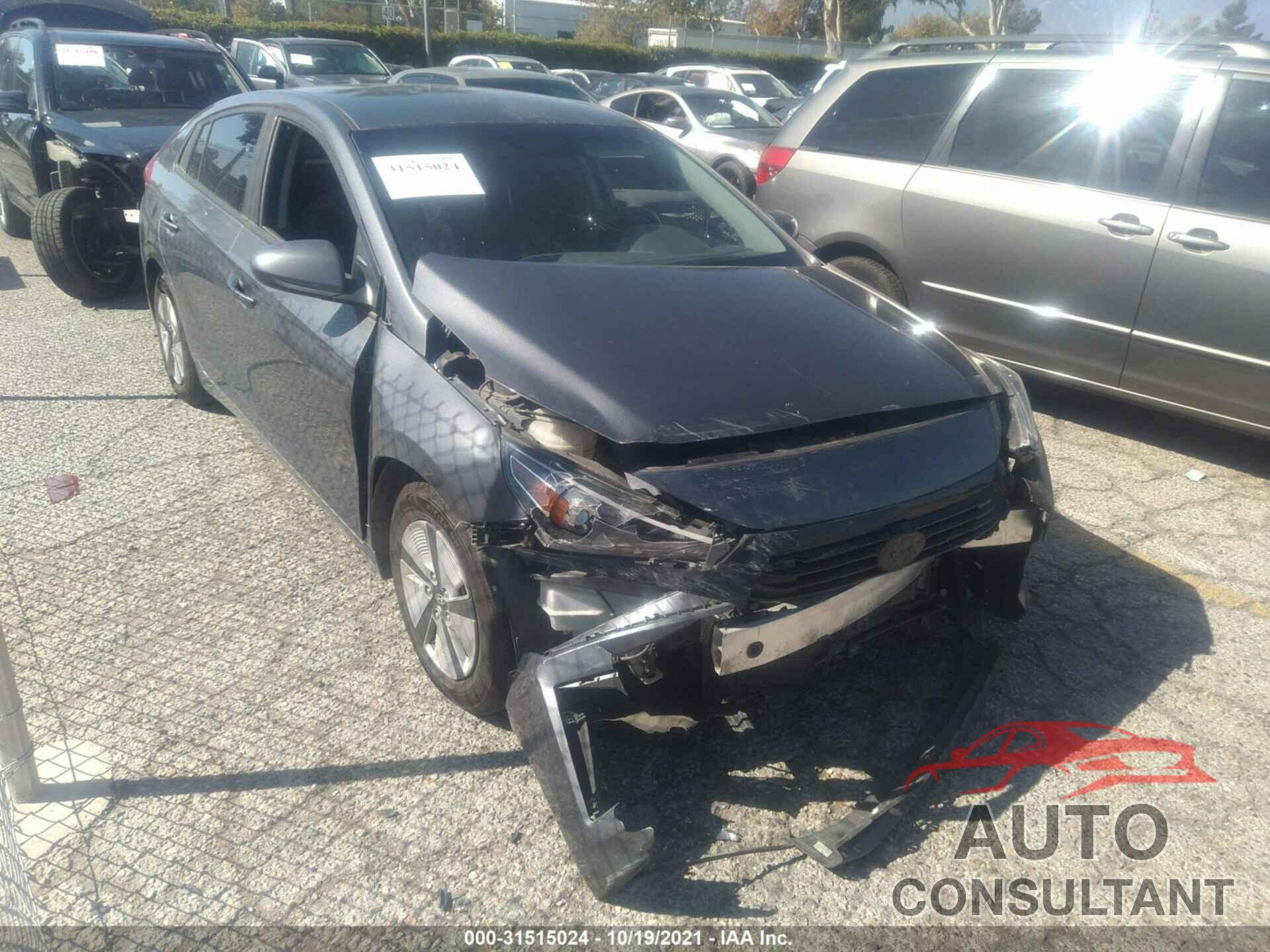 HYUNDAI IONIQ HYBRID 2018 - KMHC65LC6JU066122