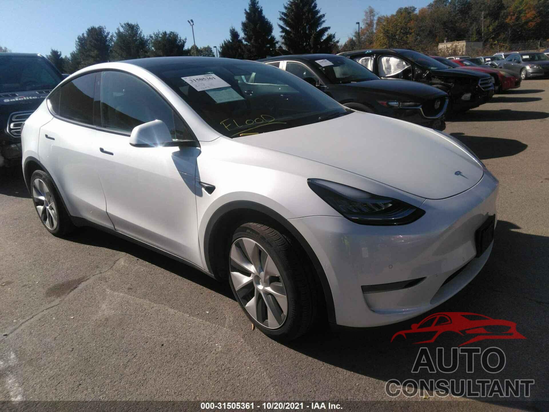 TESLA MODEL Y 2021 - 5YJYGDEE1MF061066