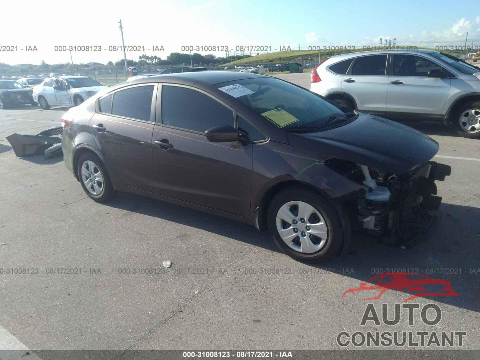 KIA FORTE 2017 - 3KPFK4A75HE085217