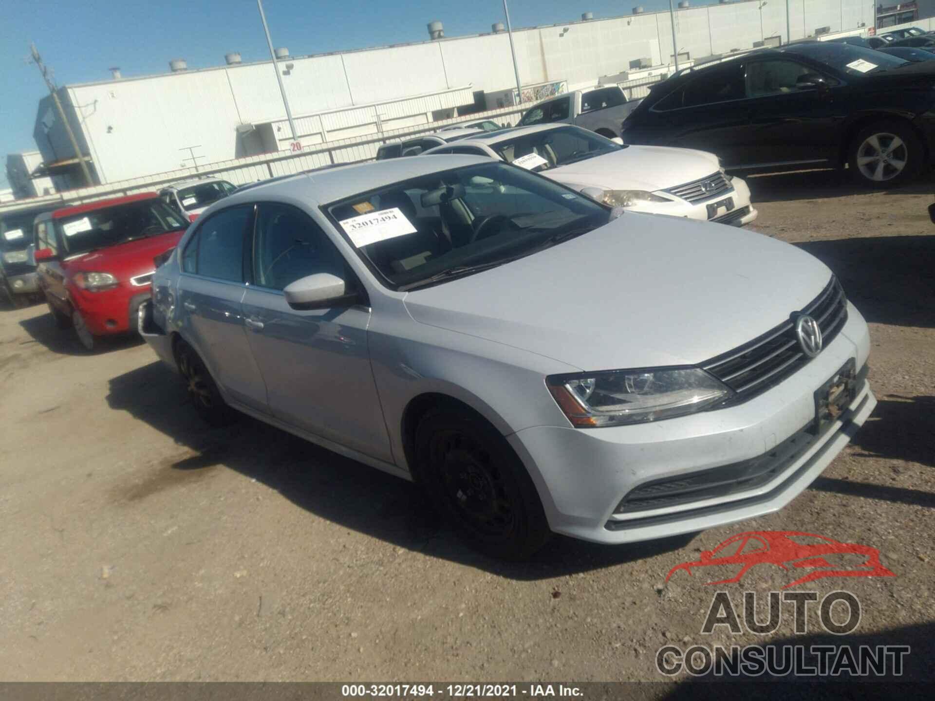 VOLKSWAGEN JETTA 2017 - 3VW2B7AJ0HM406983