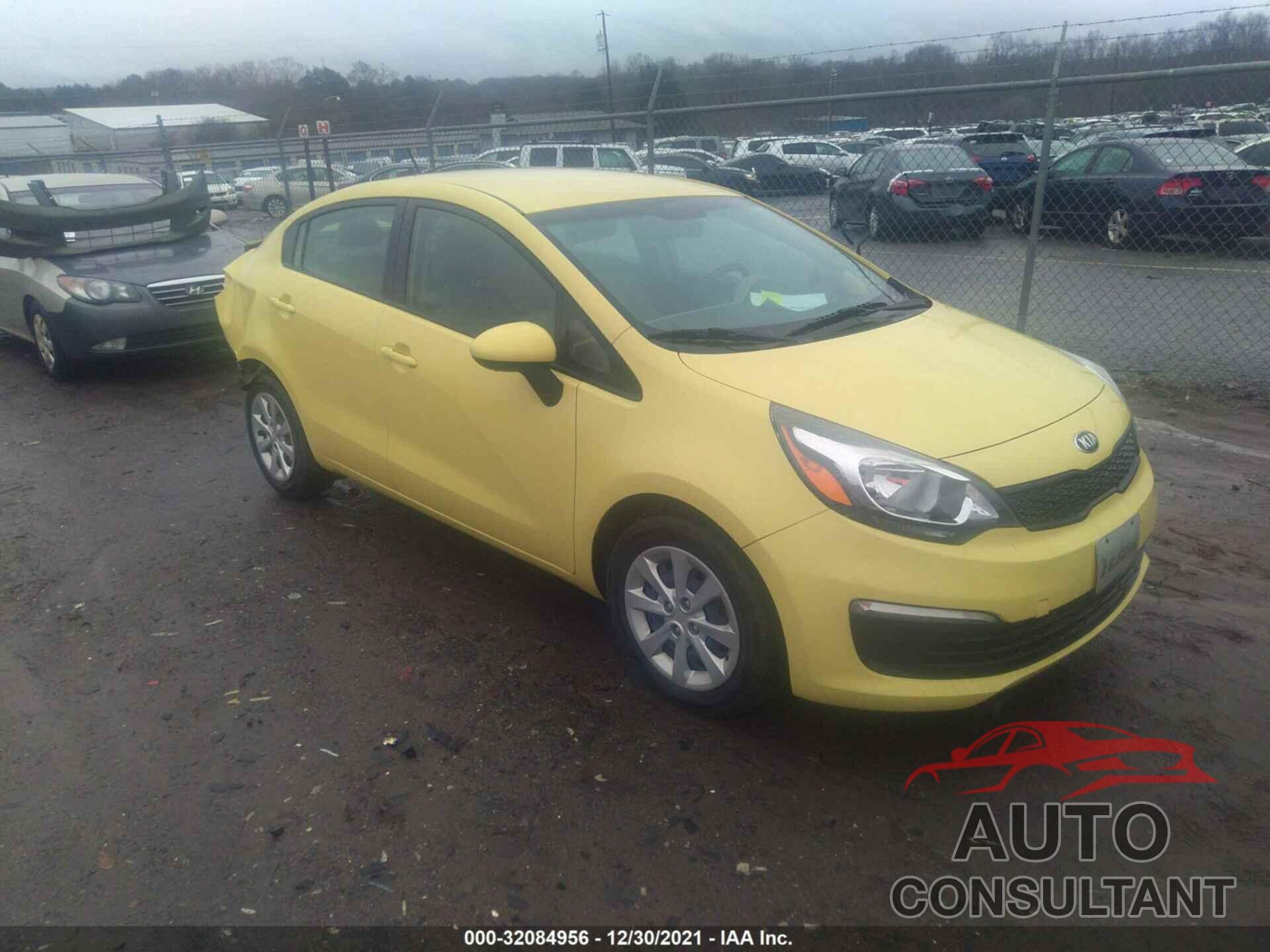 KIA RIO 2016 - KNADM4A38G6550086