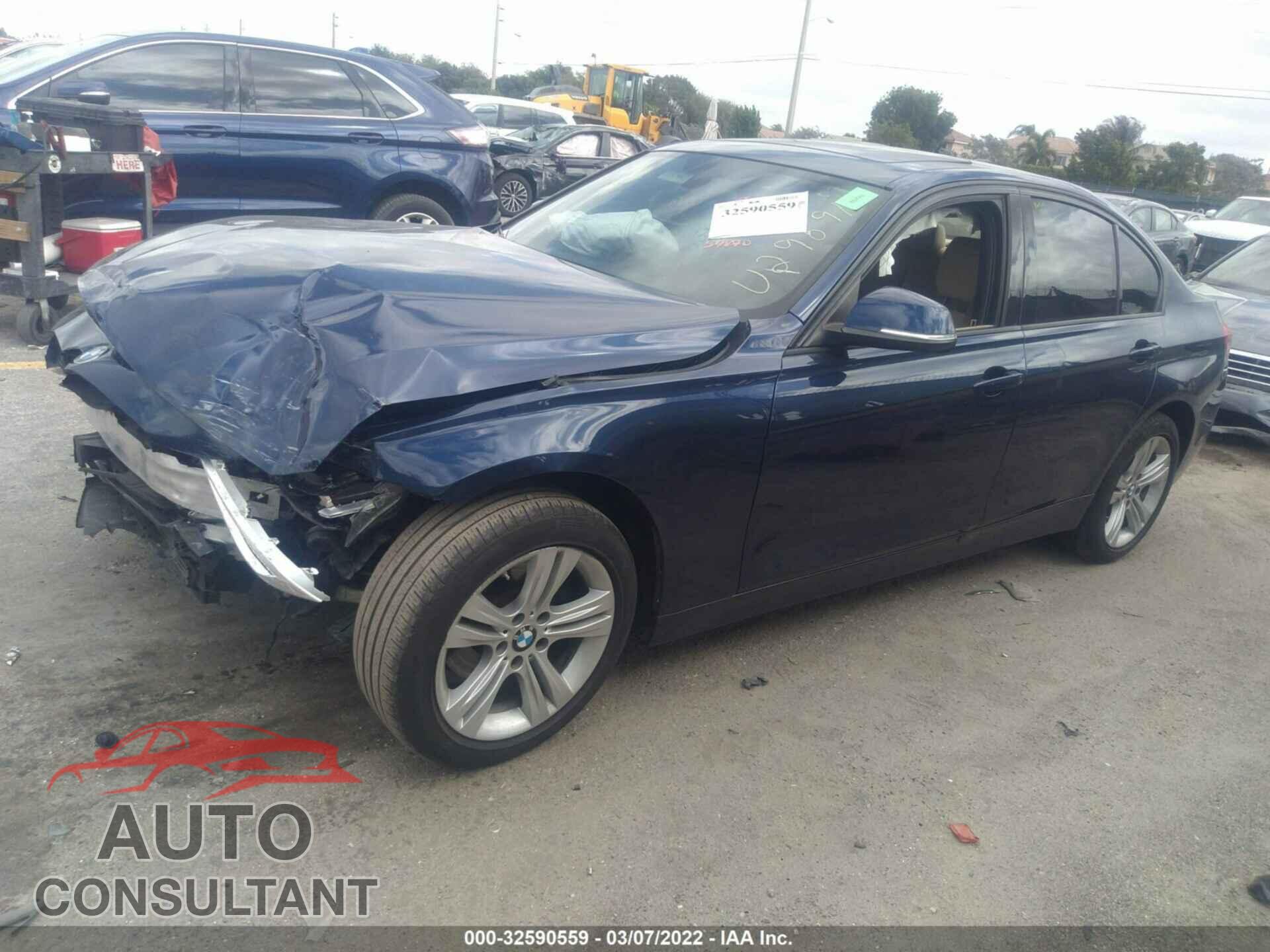 BMW 3 SERIES 2016 - WBA8E9G59GNU29691
