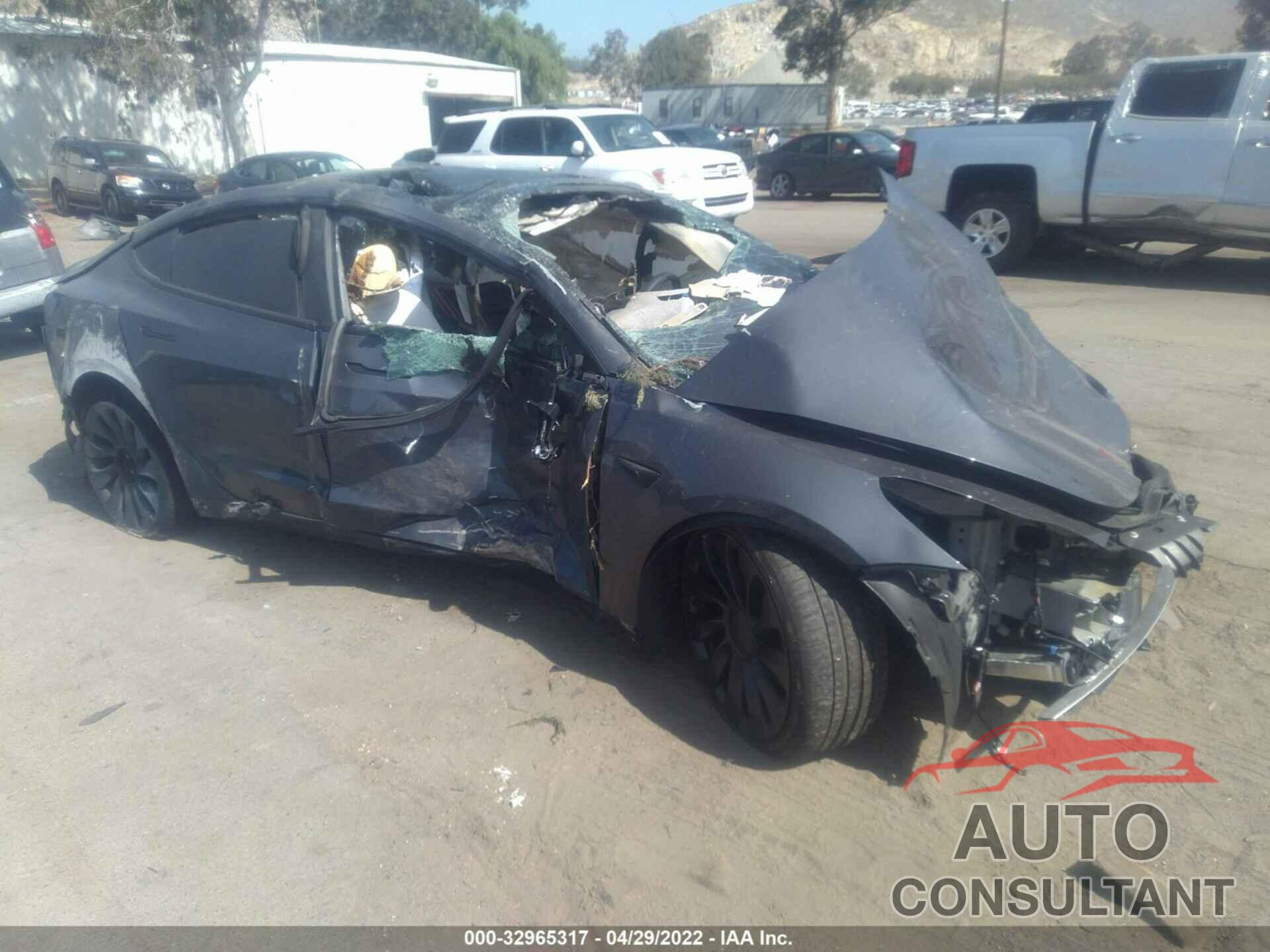 TESLA MODEL 3 2022 - 5YJ3E1EC0NF183061