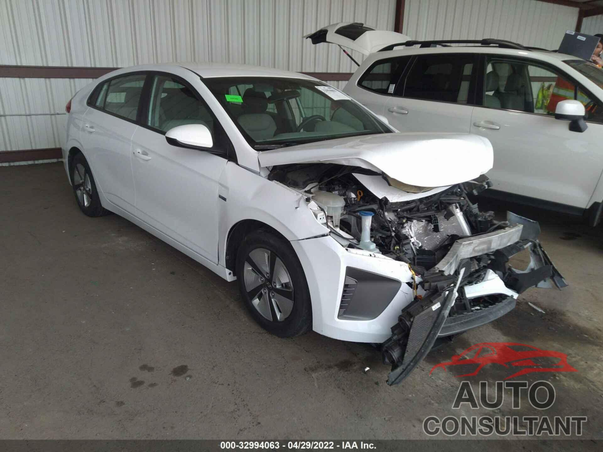 HYUNDAI IONIQ HYBRID 2018 - KMHC65LCXJU065992