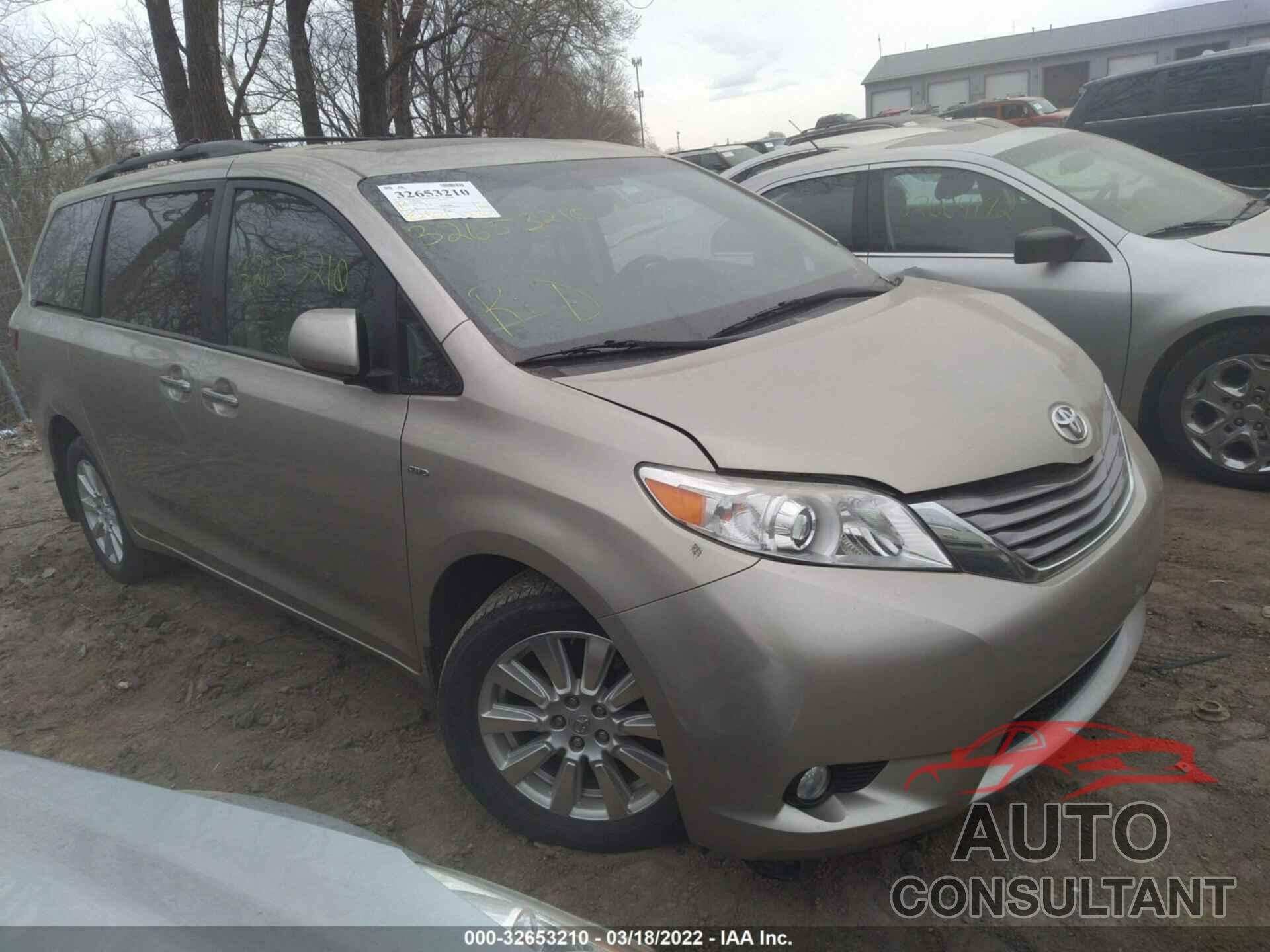 TOYOTA SIENNA 2017 - 5TDDZ3DC5HS159070