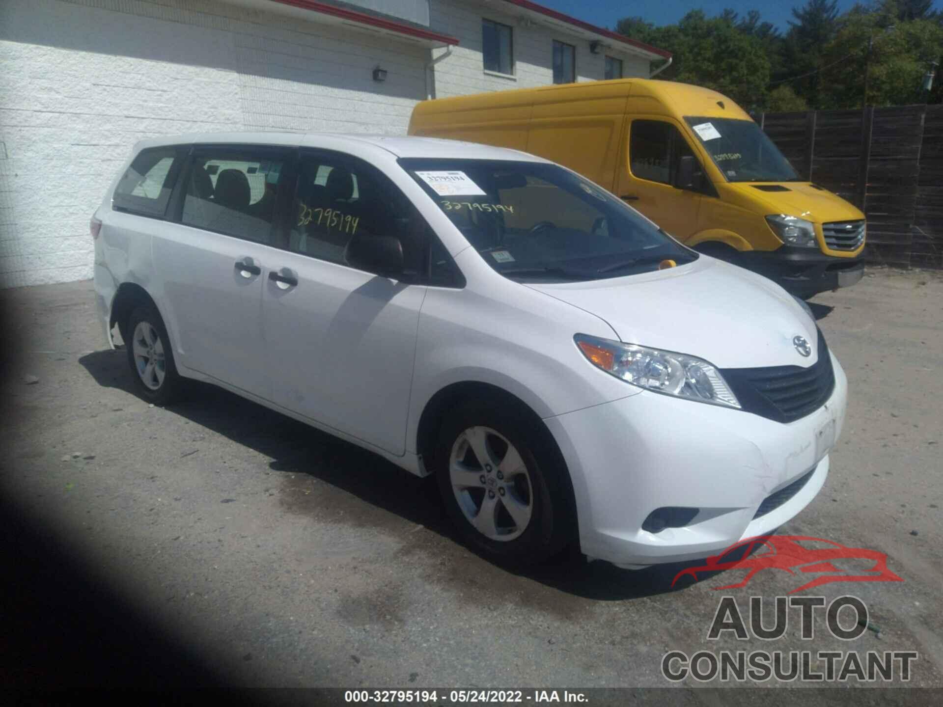 TOYOTA SIENNA 2017 - 5TDZZ3DC4HS896606