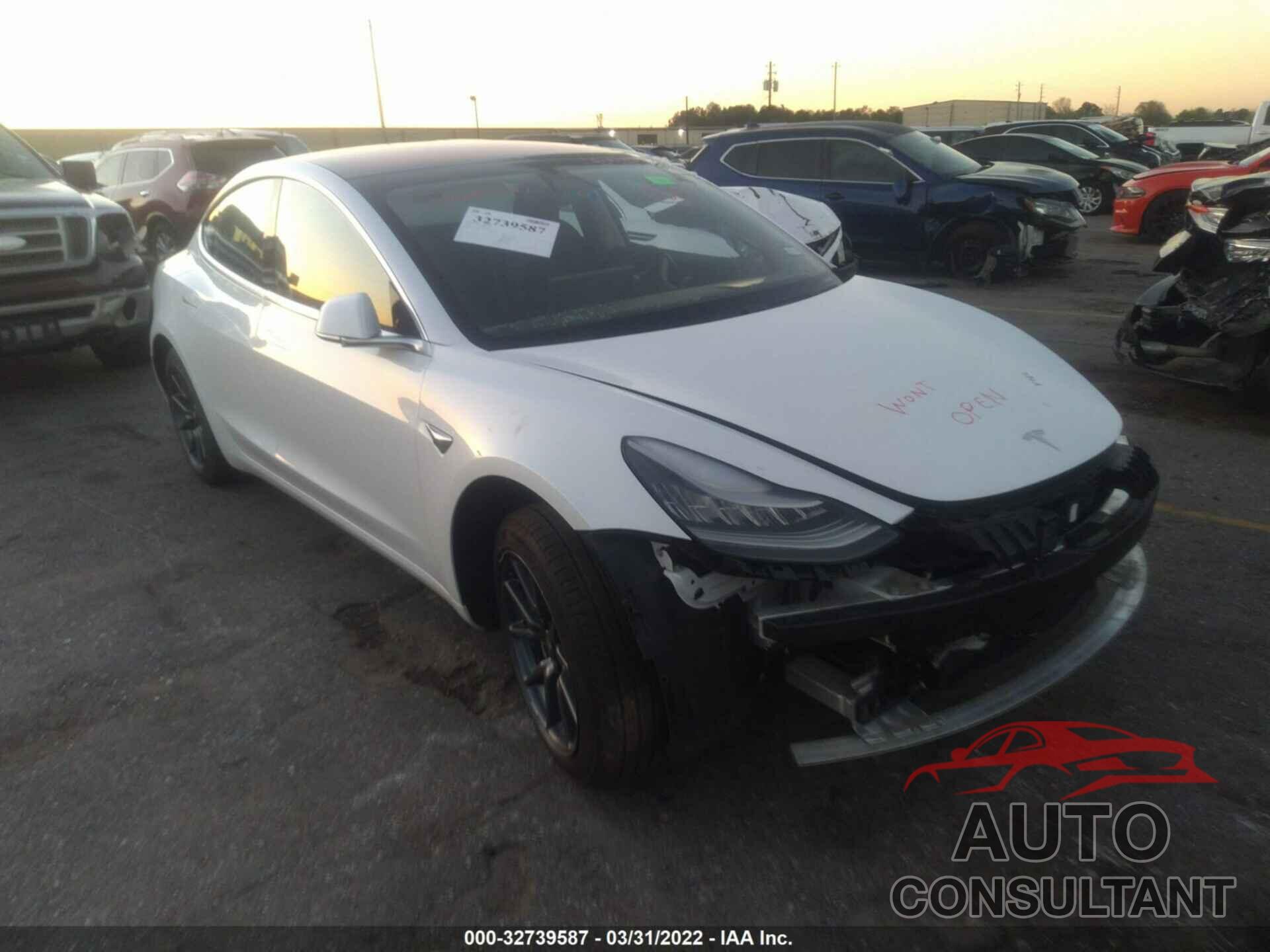 TESLA MODEL 3 2018 - 5YJ3E1EBXJF131213