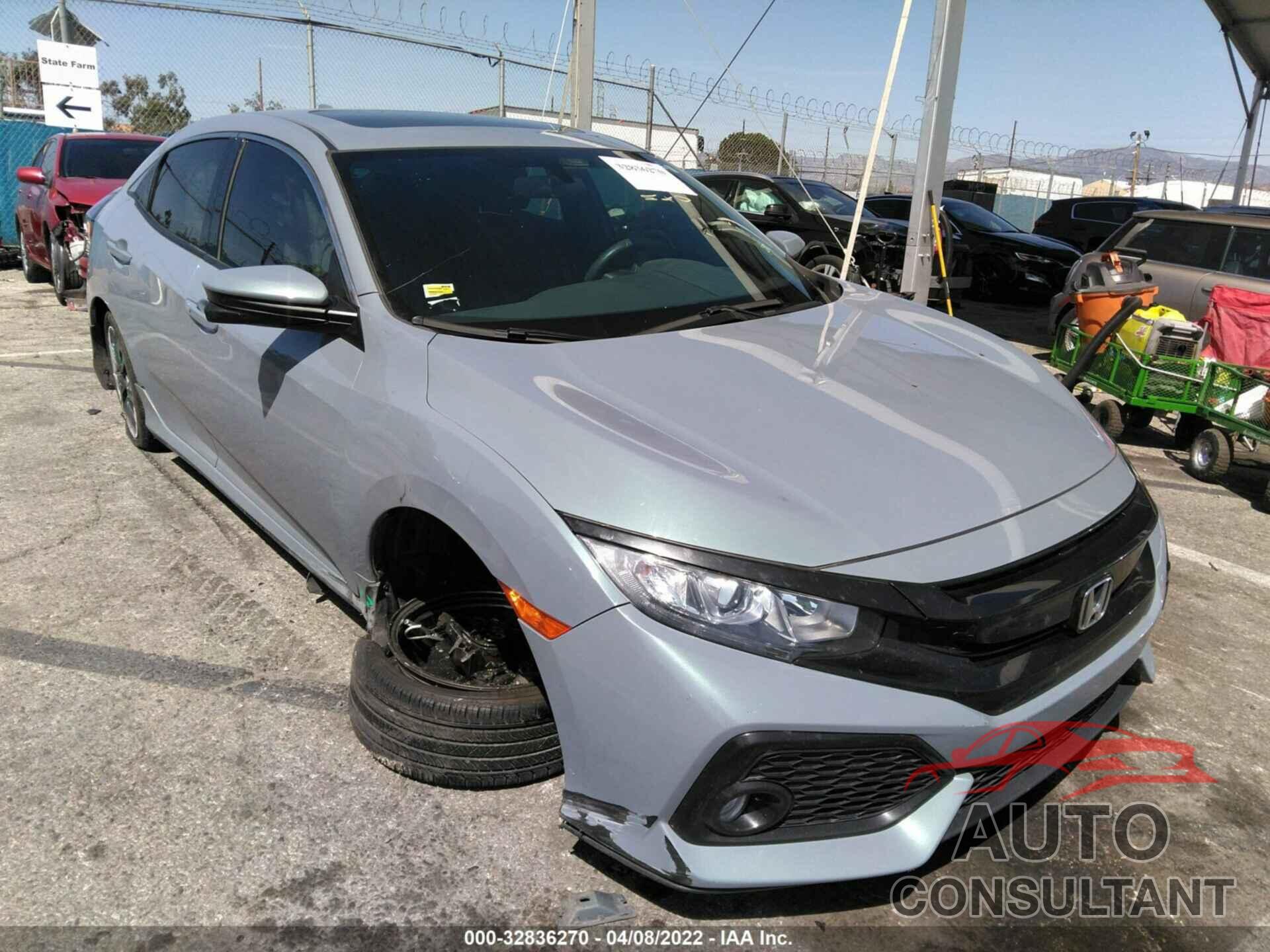 HONDA CIVIC HATCHBACK 2018 - SHHFK7H53JU231909
