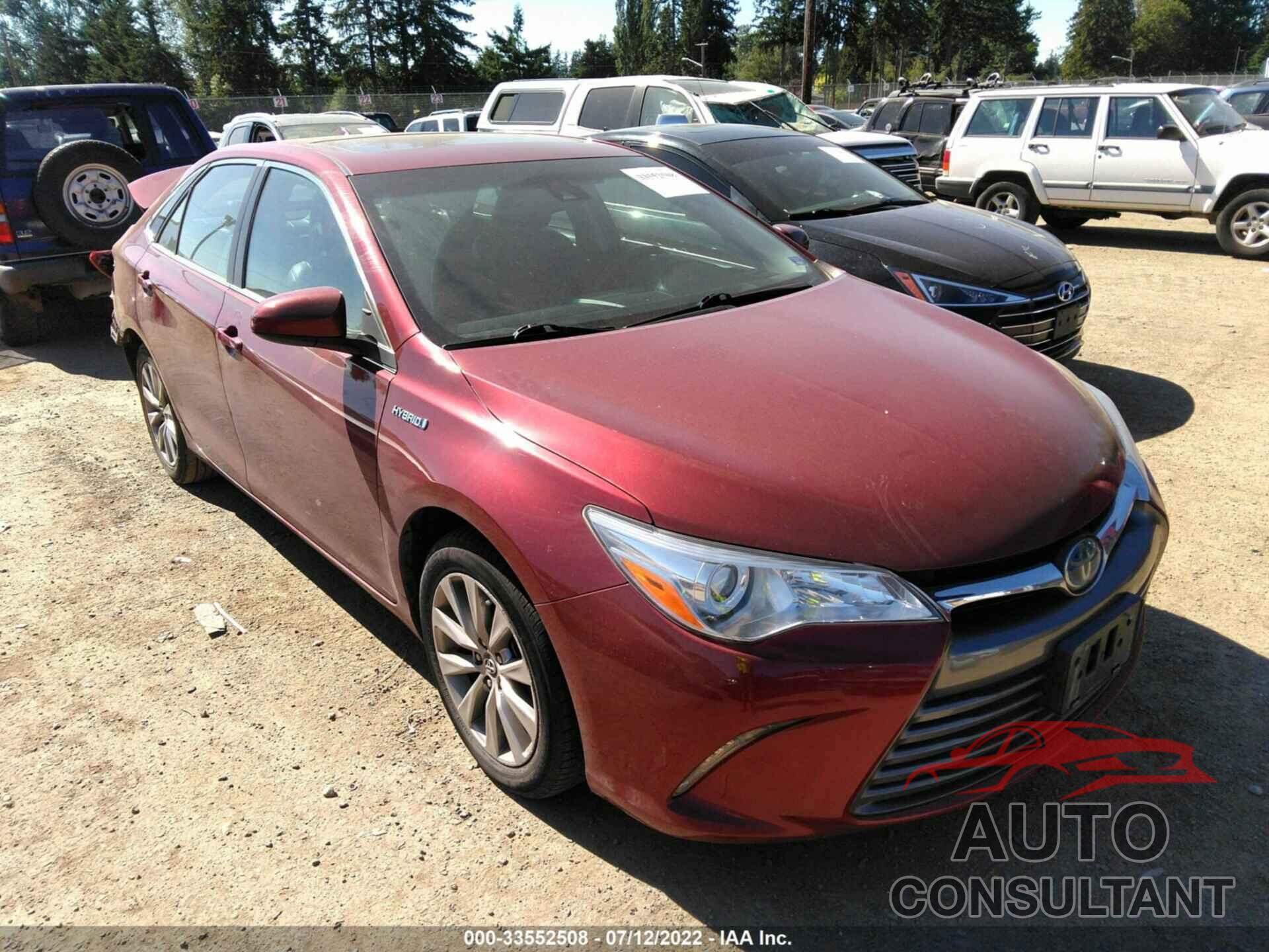 TOYOTA CAMRY 2017 - 4T1BD1FK1HU219349
